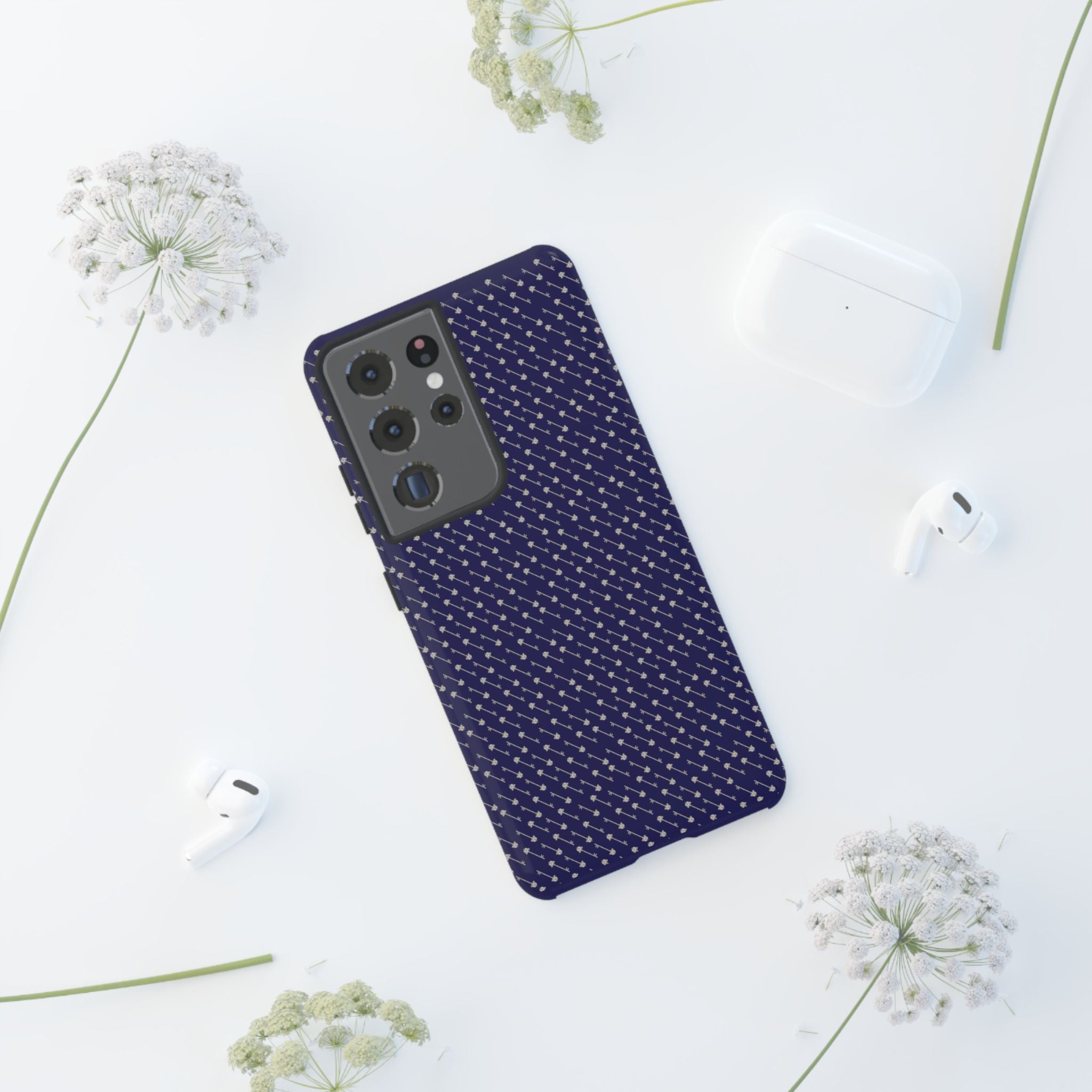 Abhorsen Silver Key Phone Case — Midnight Blue Necromancer Design