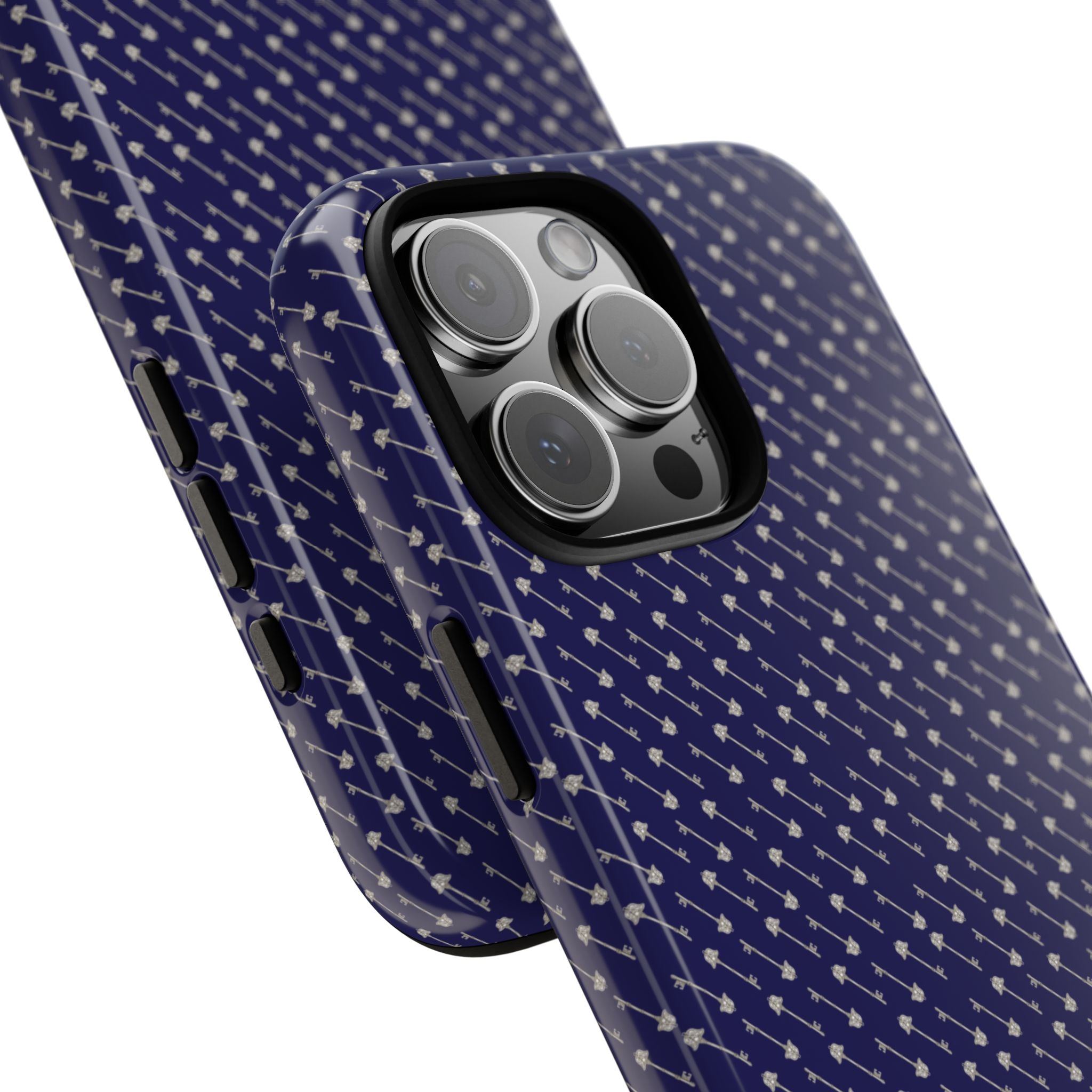 Abhorsen Silver Key Phone Case — Midnight Blue Necromancer Design
