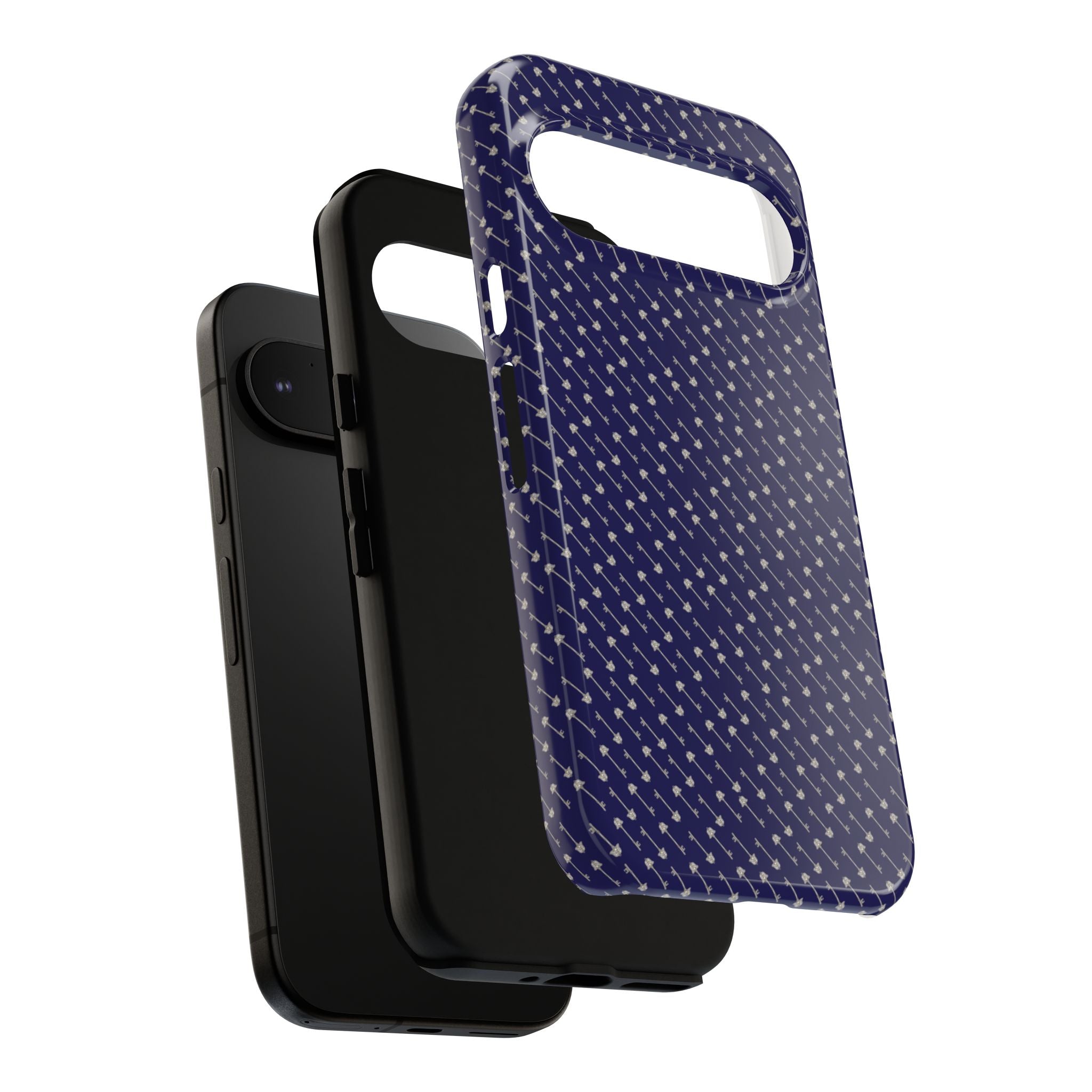Abhorsen Silver Key Phone Case — Midnight Blue Necromancer Design