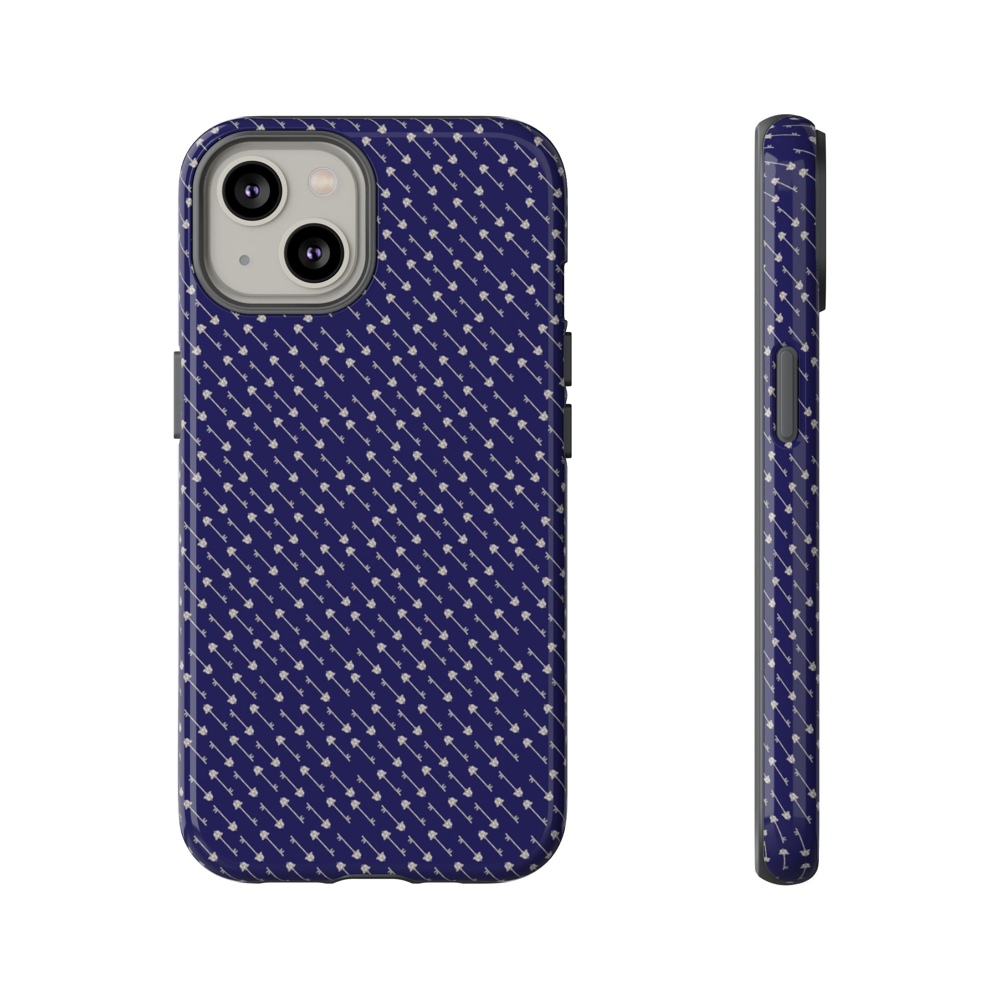 Abhorsen Silver Key Phone Case — Midnight Blue Necromancer Design