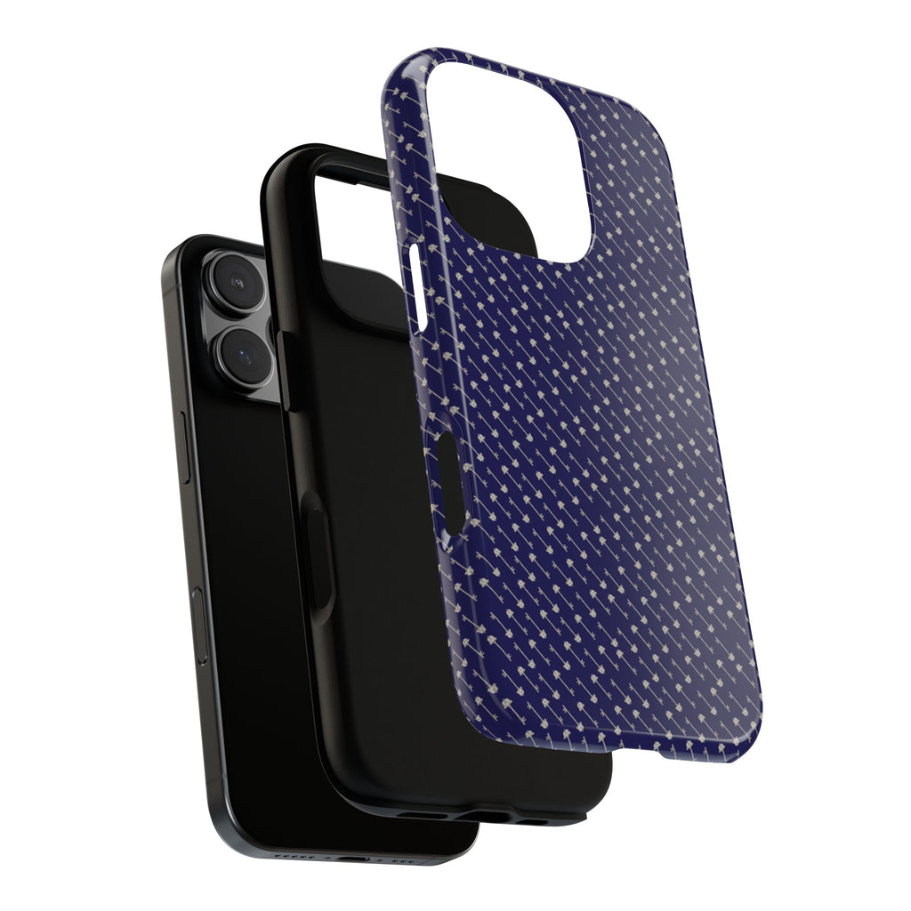 Abhorsen Silver Key Phone Case — Midnight Blue Necromancer Design