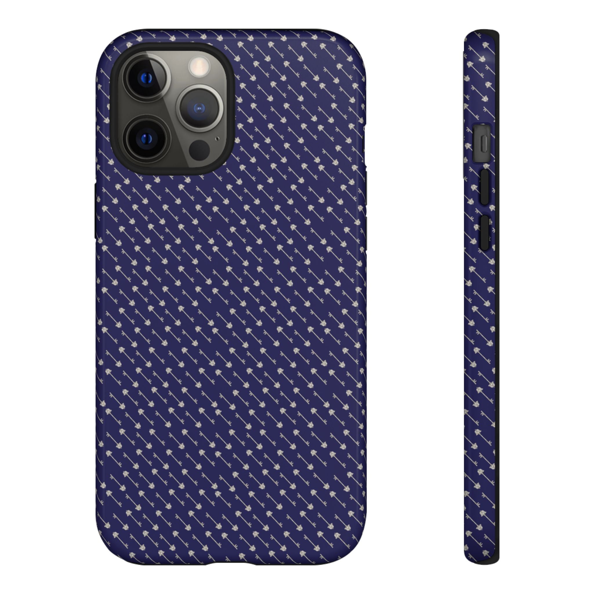 Abhorsen Silver Key Phone Case — Midnight Blue Necromancer Design