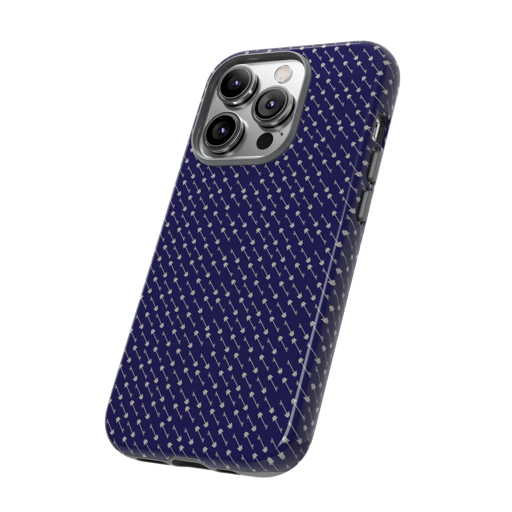 Abhorsen Silver Key Phone Case — Midnight Blue Necromancer Design