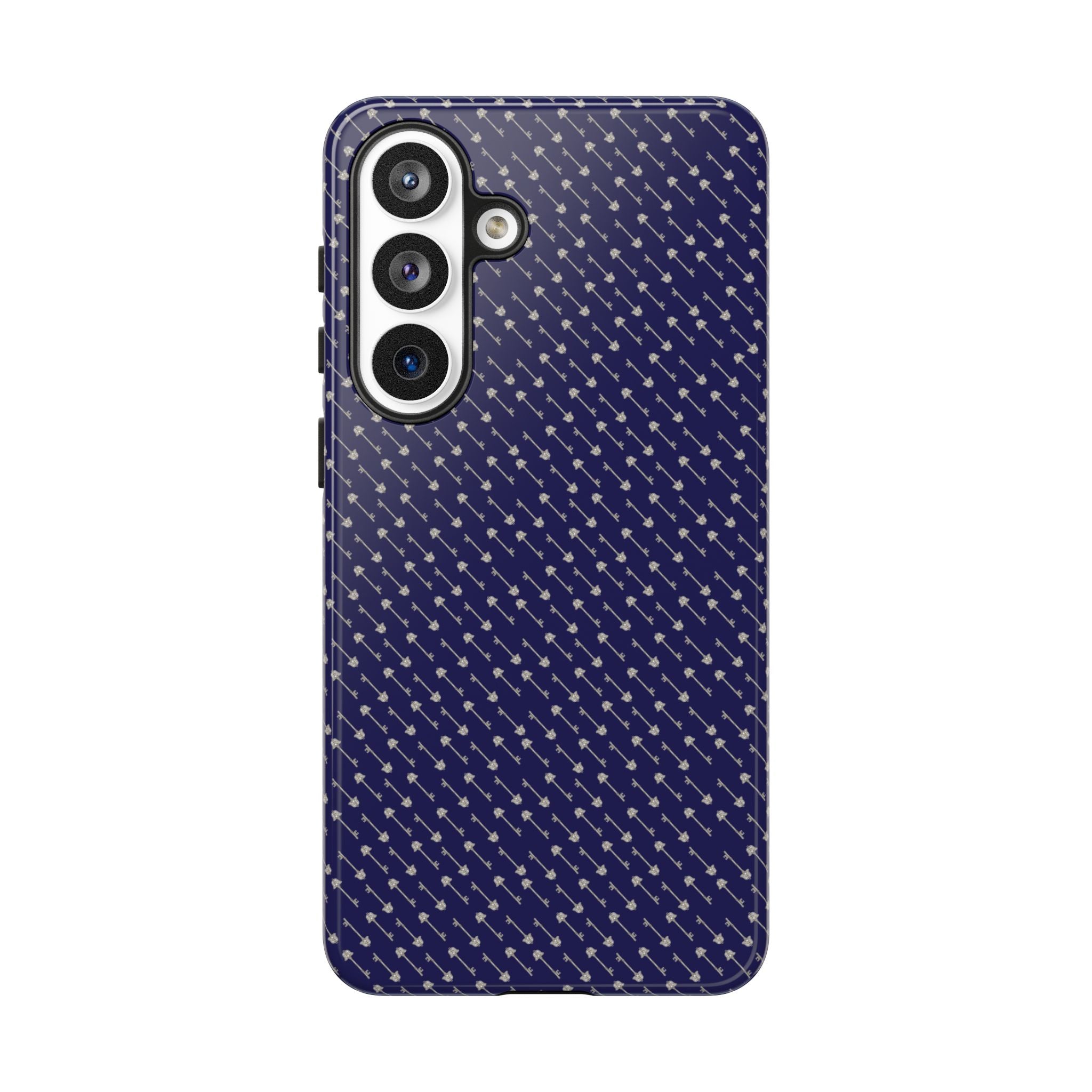 Abhorsen Silver Key Phone Case — Midnight Blue Necromancer Design