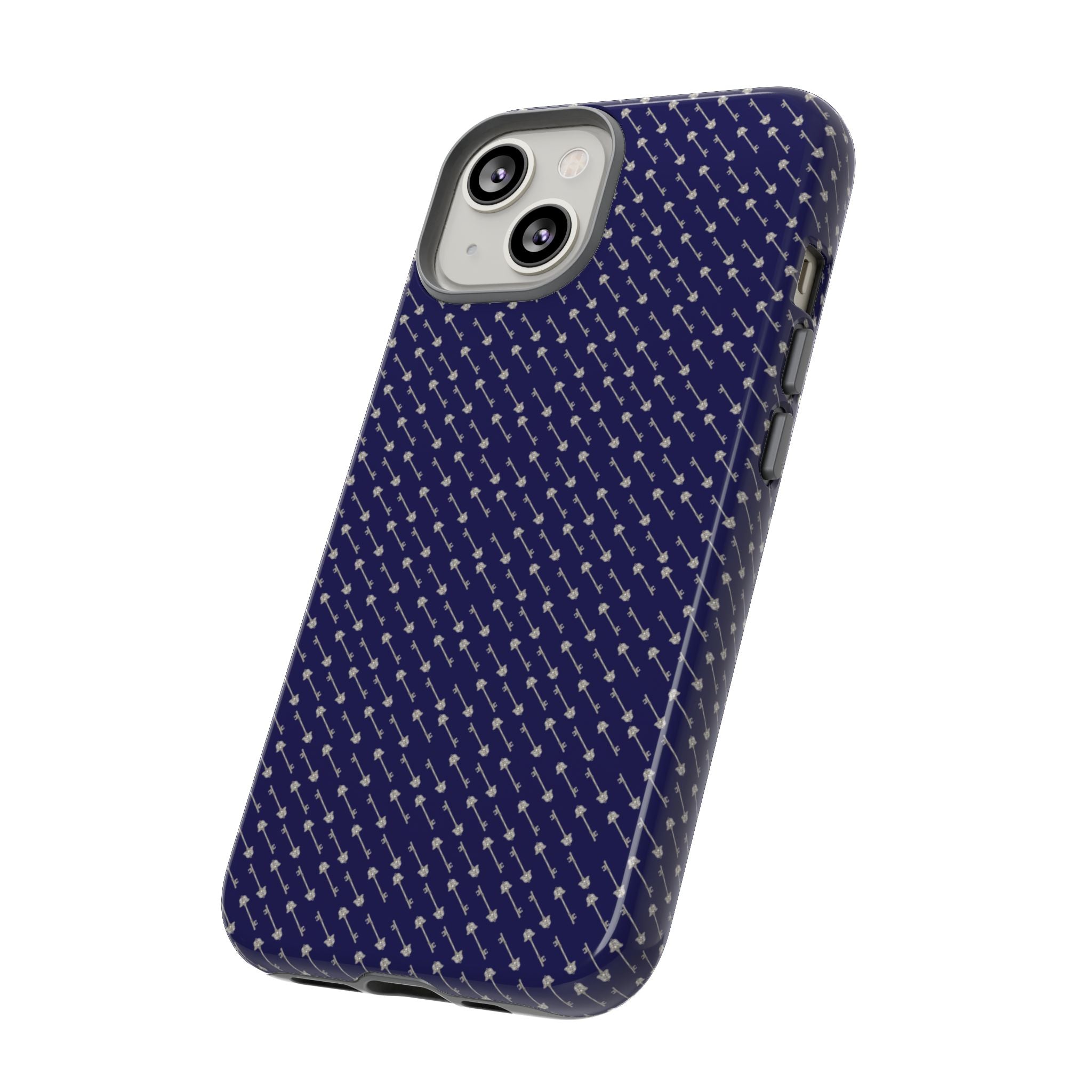 Abhorsen Silver Key Phone Case — Midnight Blue Necromancer Design