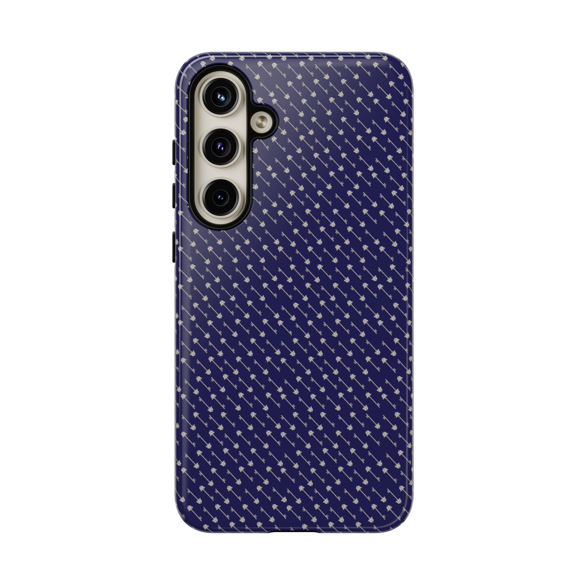 Abhorsen Silver Key Phone Case — Midnight Blue Necromancer Design