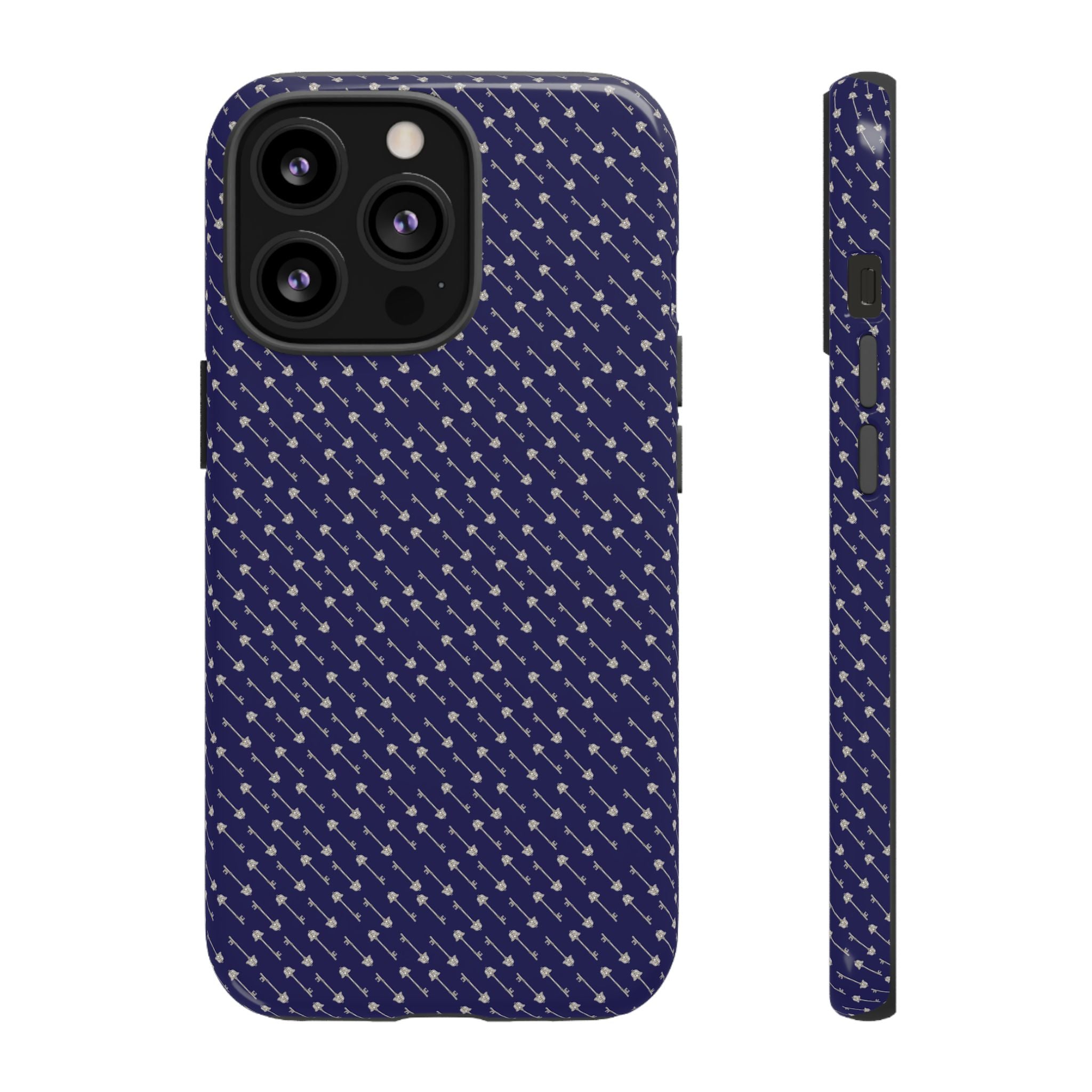 Abhorsen Silver Key Phone Case — Midnight Blue Necromancer Design