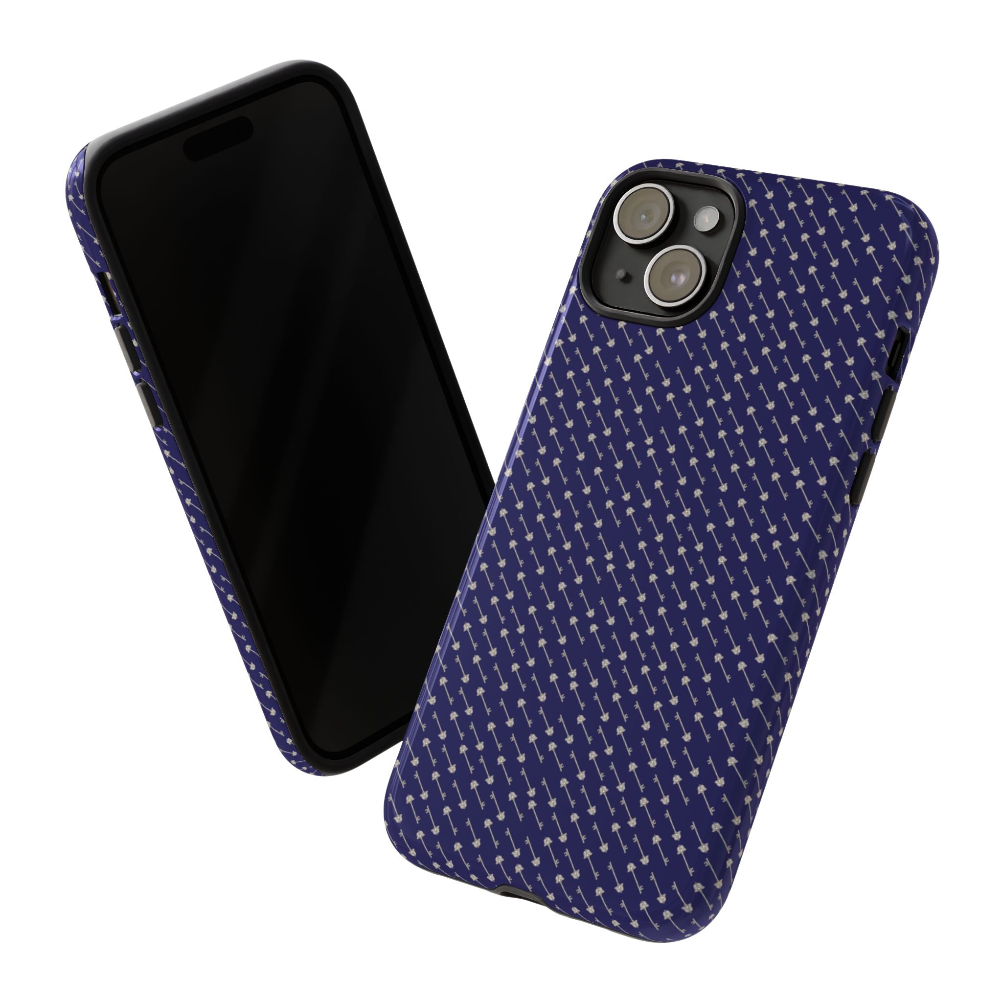 Abhorsen Silver Key Phone Case — Midnight Blue Necromancer Design
