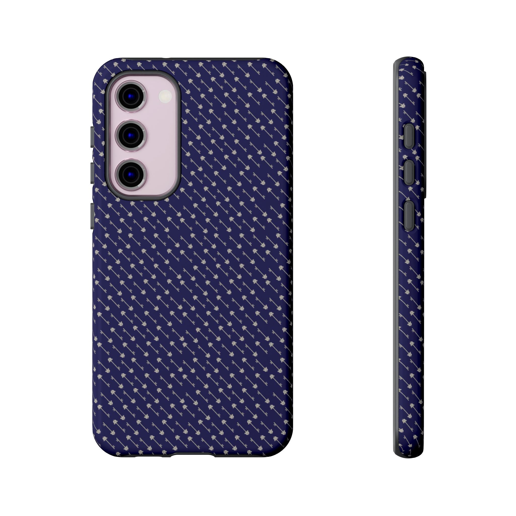 Abhorsen Silver Key Phone Case — Midnight Blue Necromancer Design