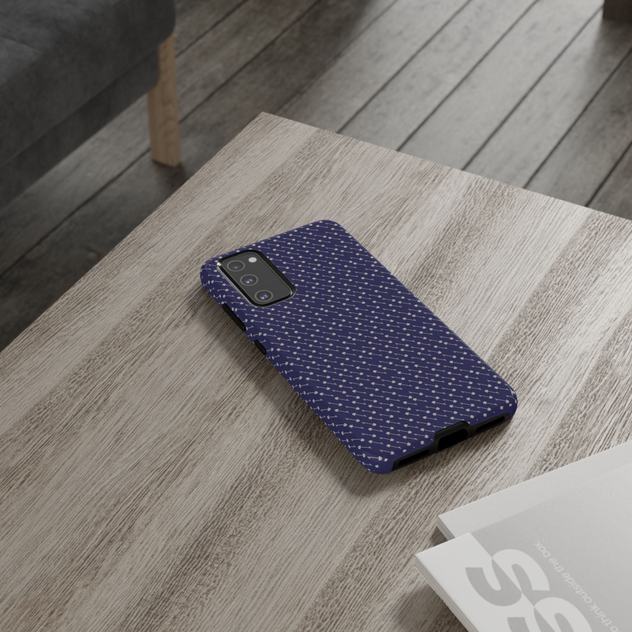 Abhorsen Silver Key Phone Case — Midnight Blue Necromancer Design