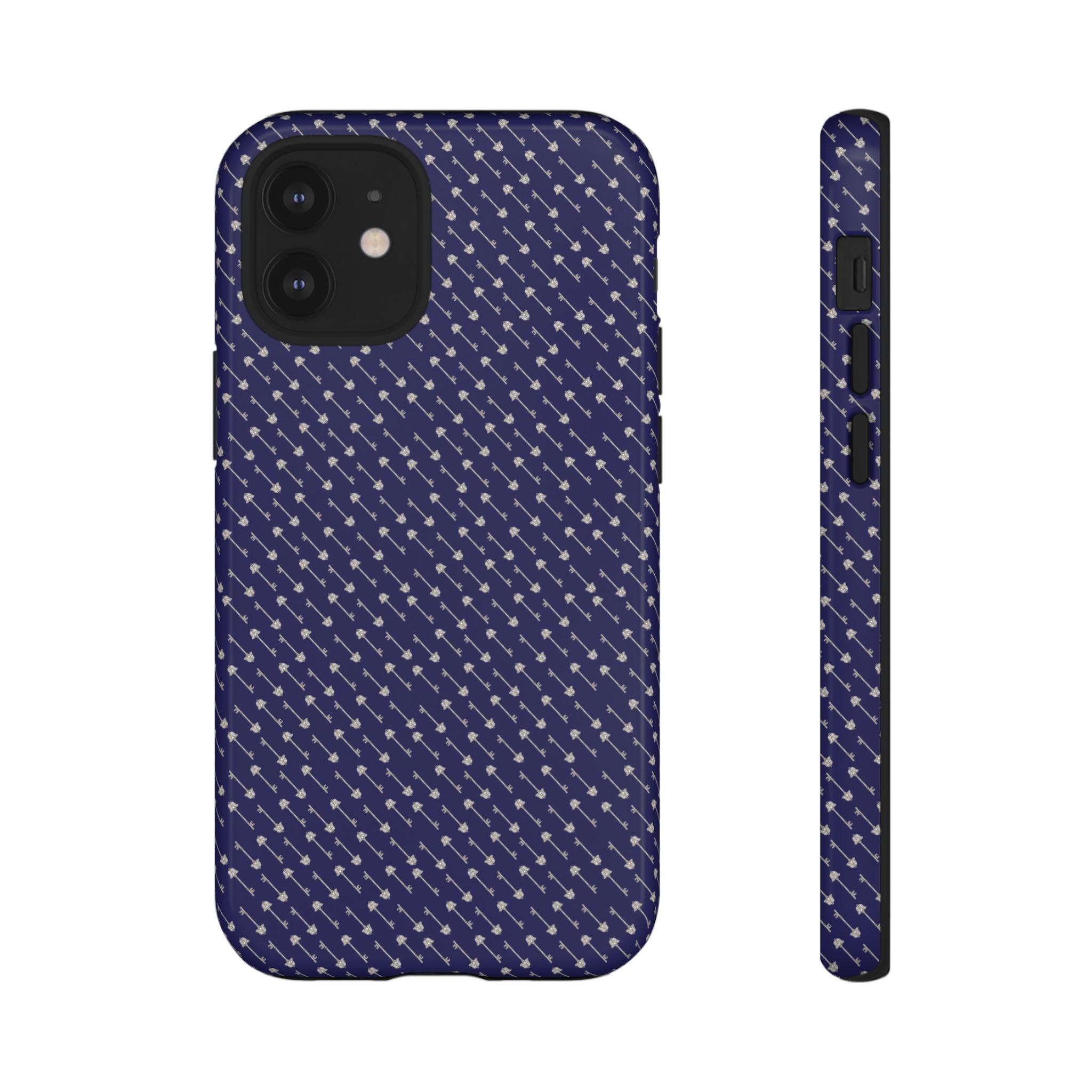 Abhorsen Silver Key Phone Case — Midnight Blue Necromancer Design