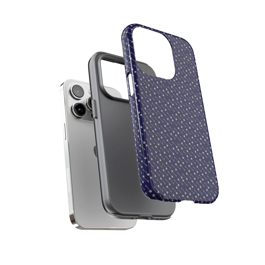 Abhorsen Silver Key Phone Case — Midnight Blue Necromancer Design