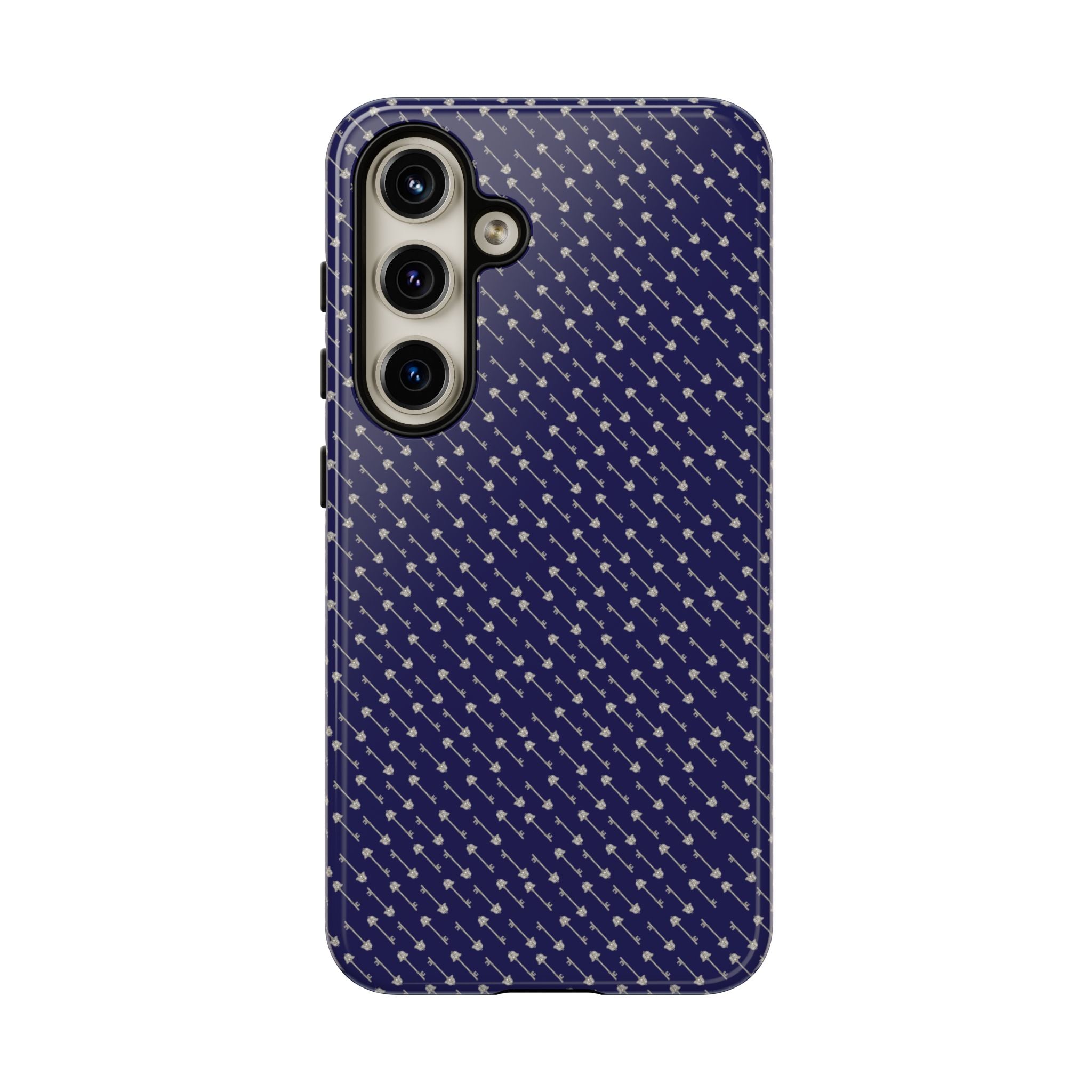 Abhorsen Silver Key Phone Case — Midnight Blue Necromancer Design