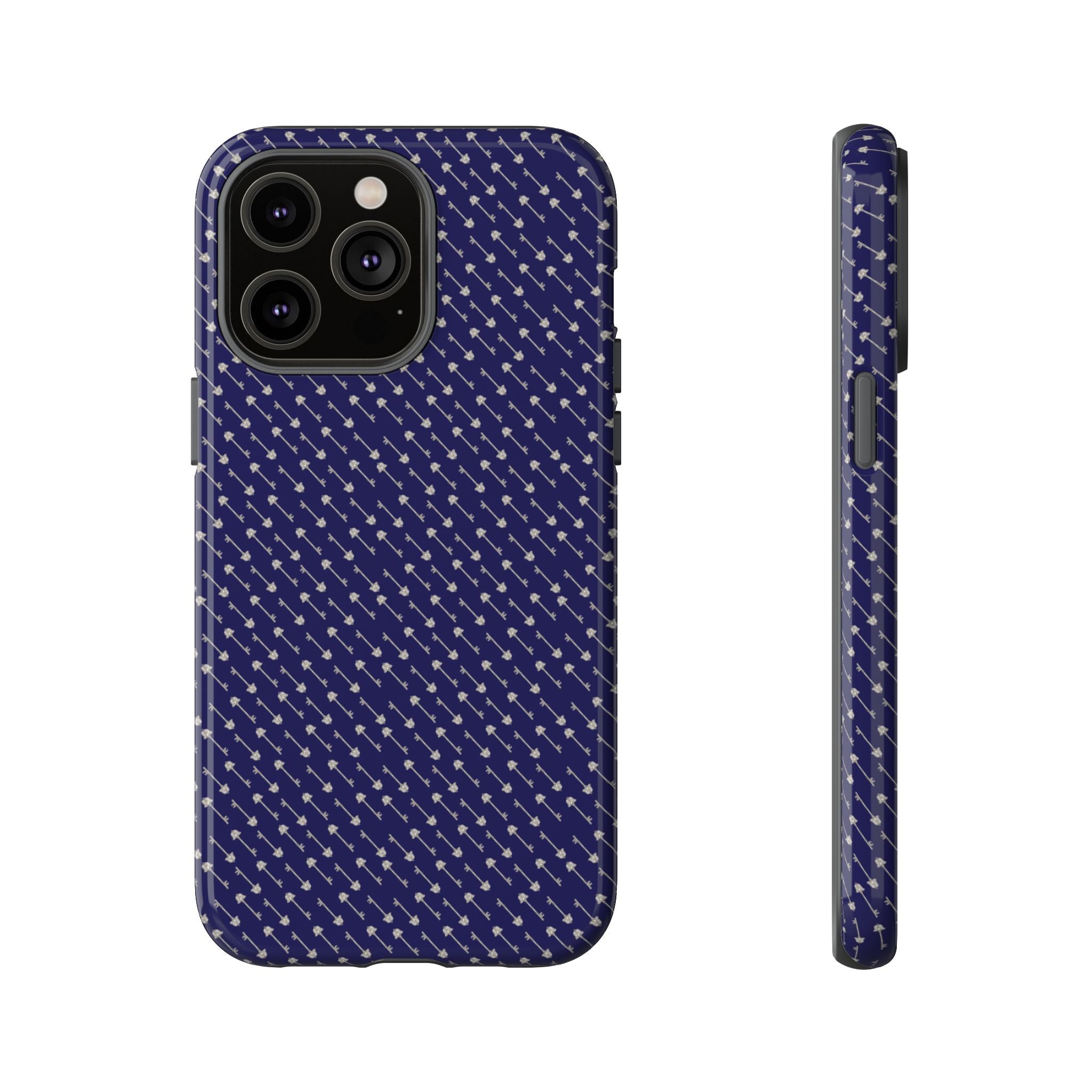 Abhorsen Silver Key Phone Case — Midnight Blue Necromancer Design