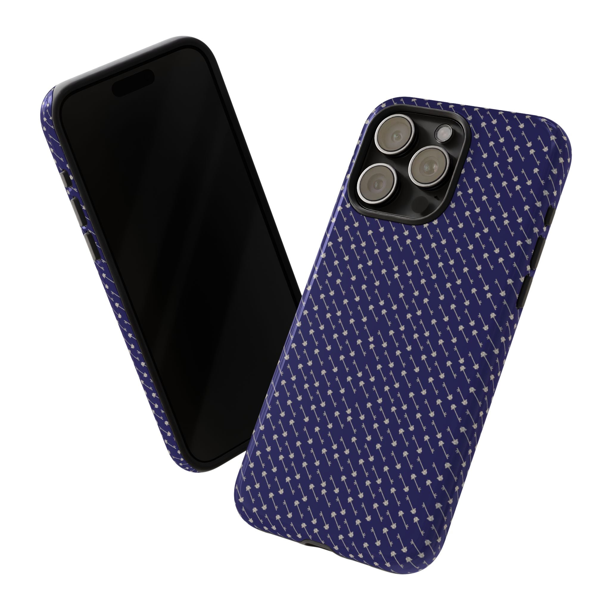 Abhorsen Silver Key Phone Case — Midnight Blue Necromancer Design