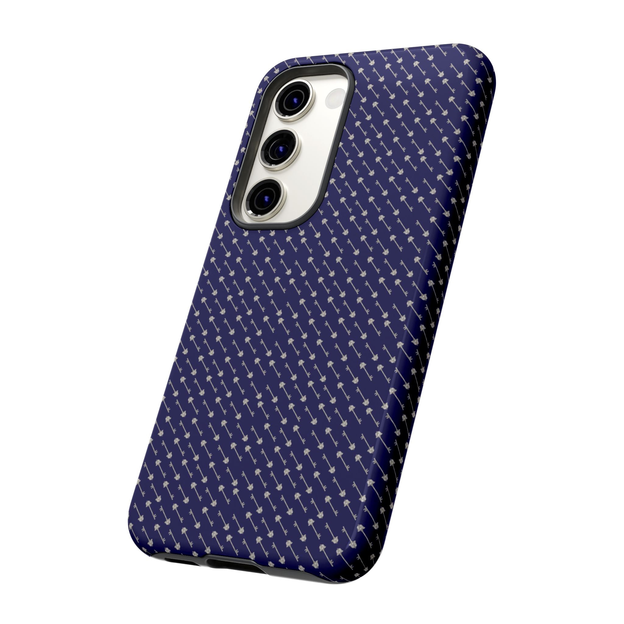 Abhorsen Silver Key Phone Case — Midnight Blue Necromancer Design