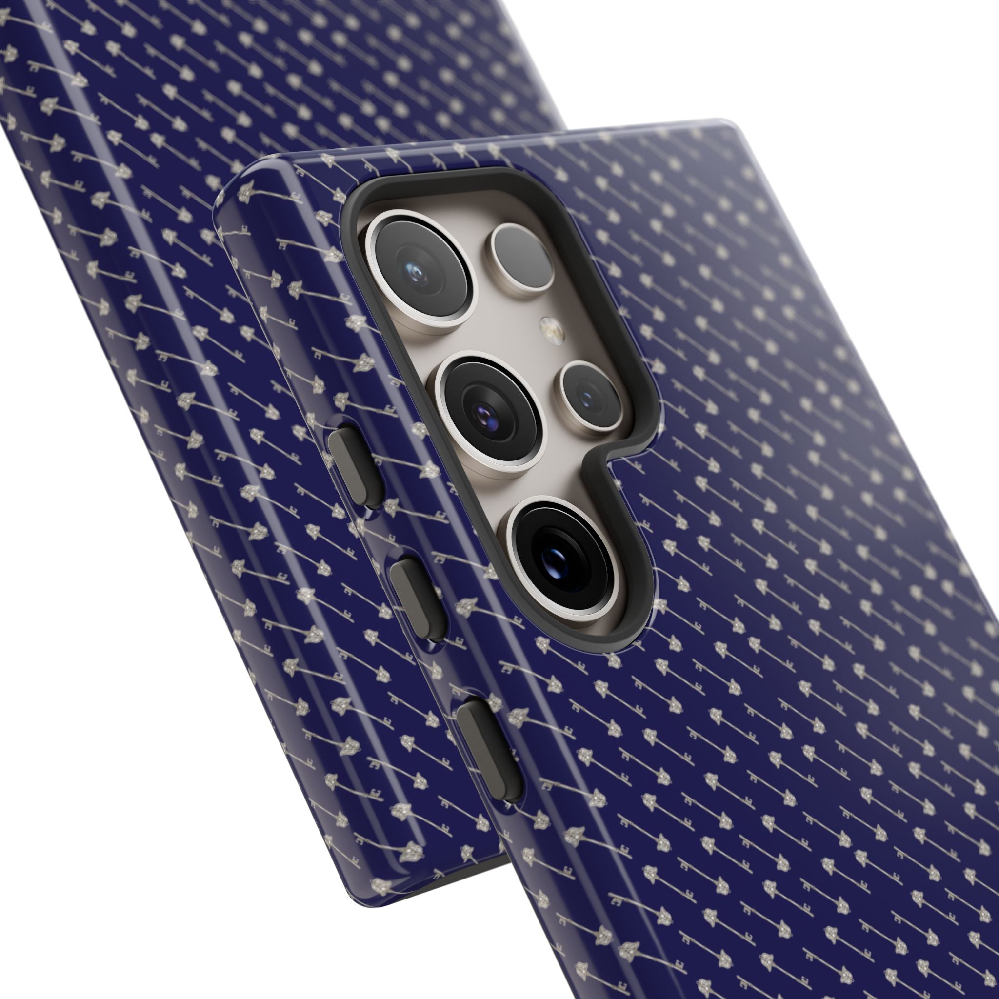 Abhorsen Silver Key Phone Case — Midnight Blue Necromancer Design