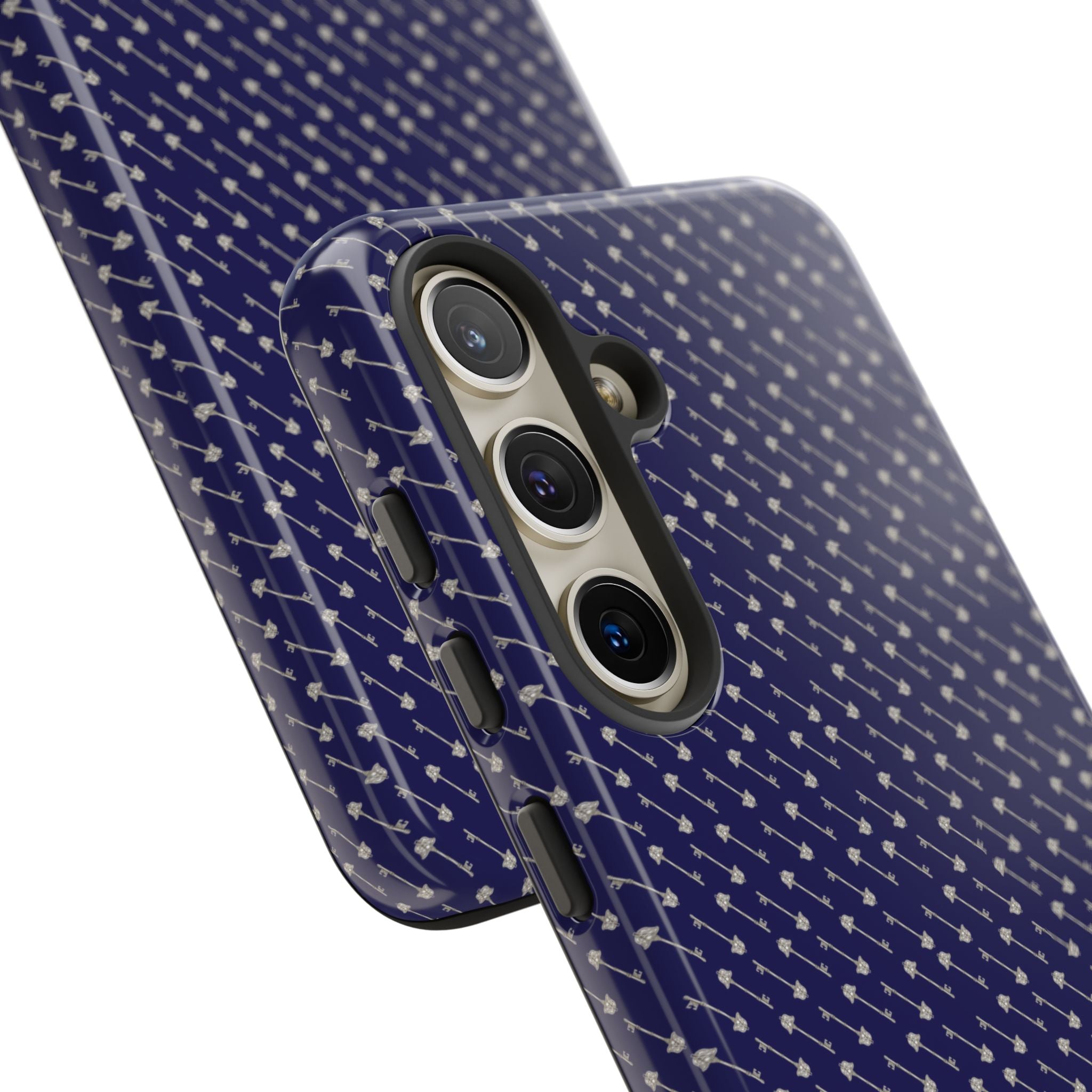 Abhorsen Silver Key Phone Case — Midnight Blue Necromancer Design