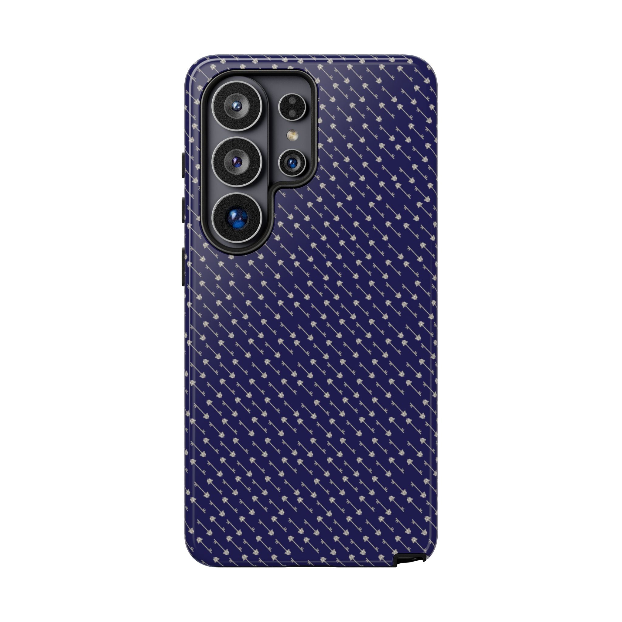 Abhorsen Silver Key Phone Case — Midnight Blue Necromancer Design