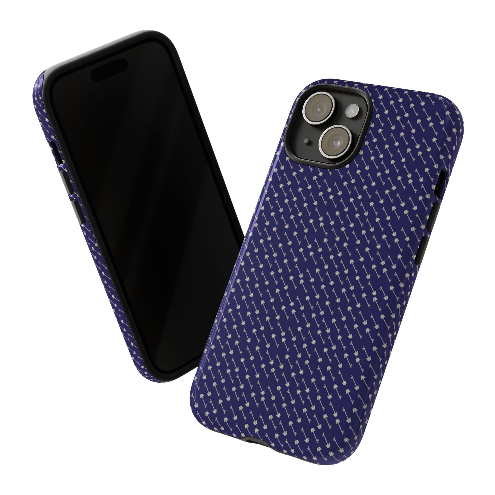 Abhorsen Silver Key Phone Case — Midnight Blue Necromancer Design