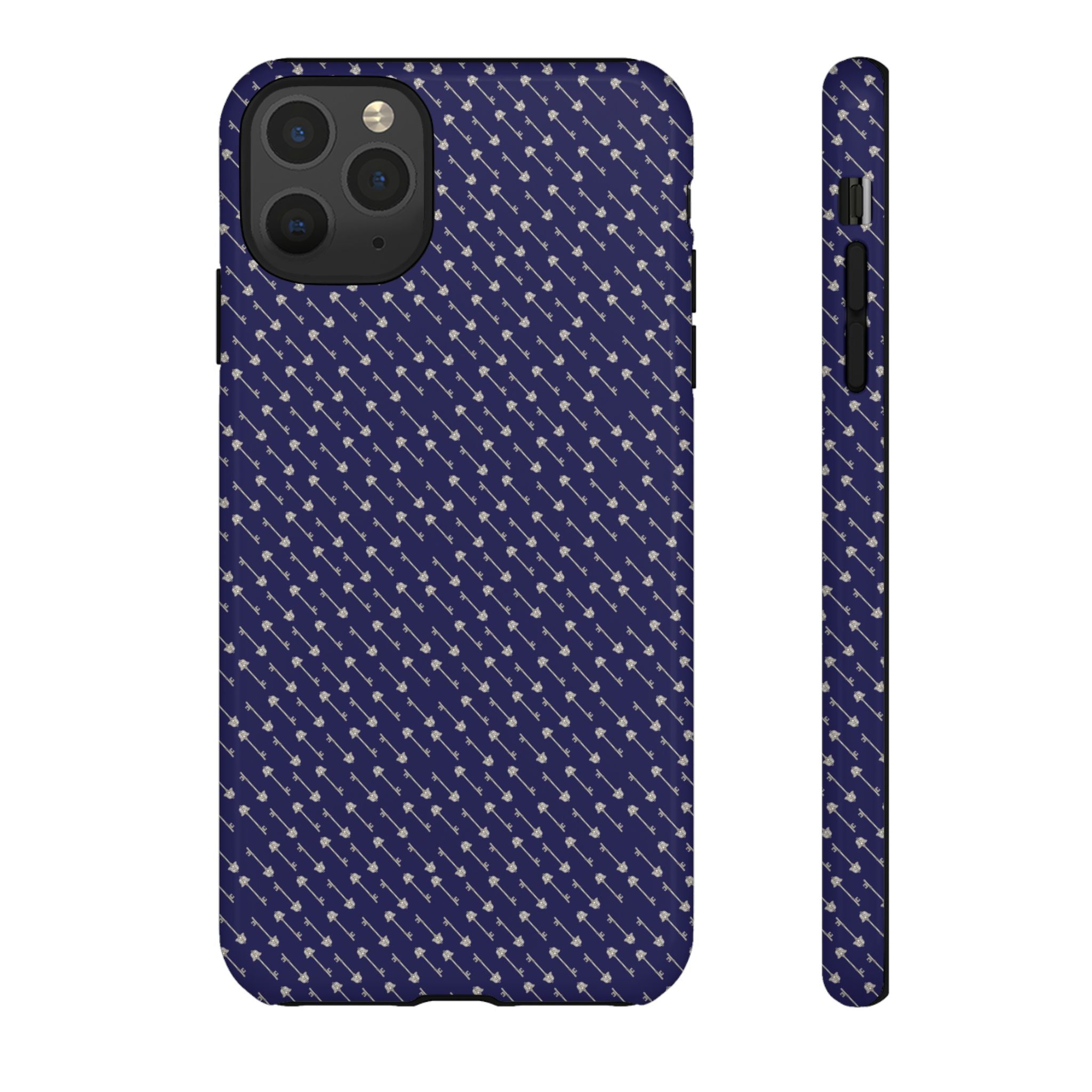 Abhorsen Silver Key Phone Case — Midnight Blue Necromancer Design