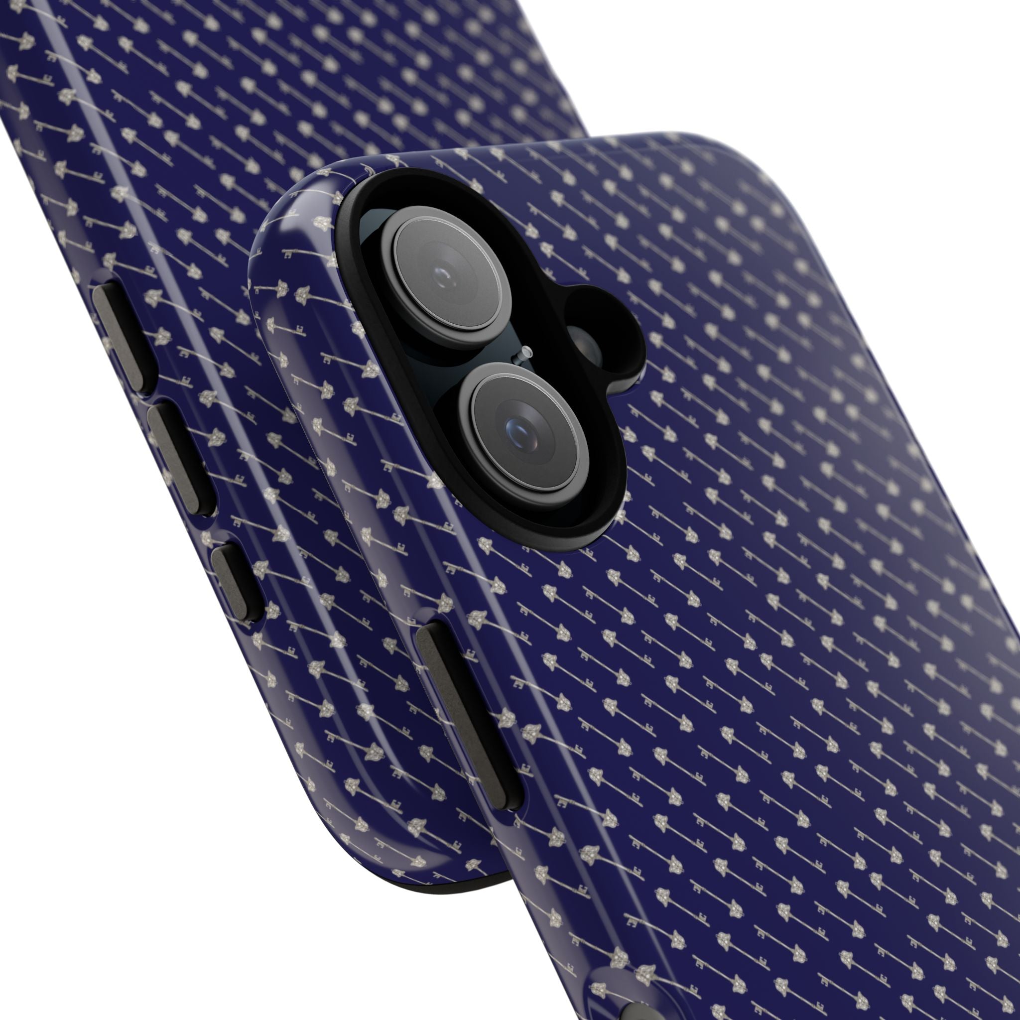 Abhorsen Silver Key Phone Case — Midnight Blue Necromancer Design