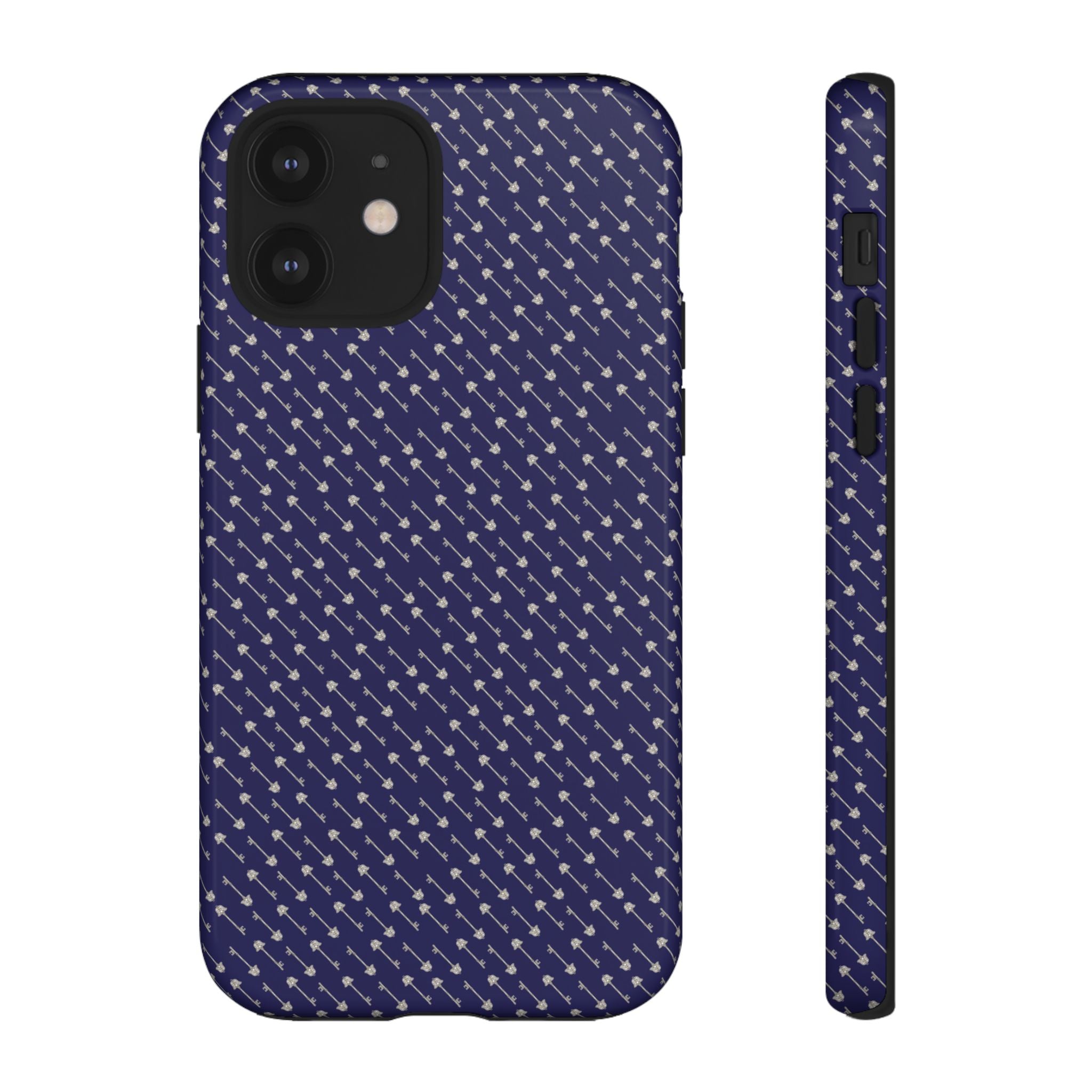 Abhorsen Silver Key Phone Case — Midnight Blue Necromancer Design