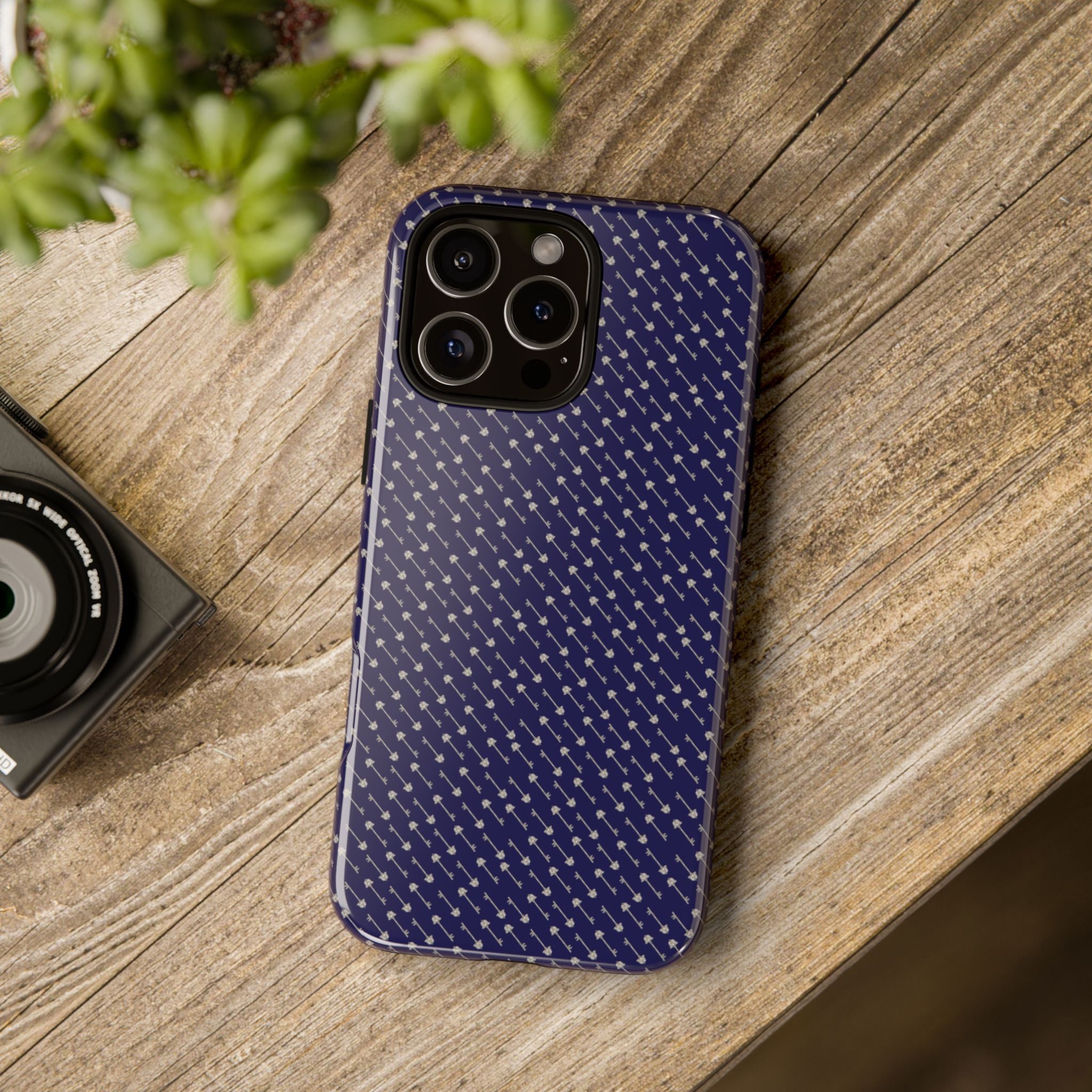 Abhorsen Silver Key Phone Case — Midnight Blue Necromancer Design