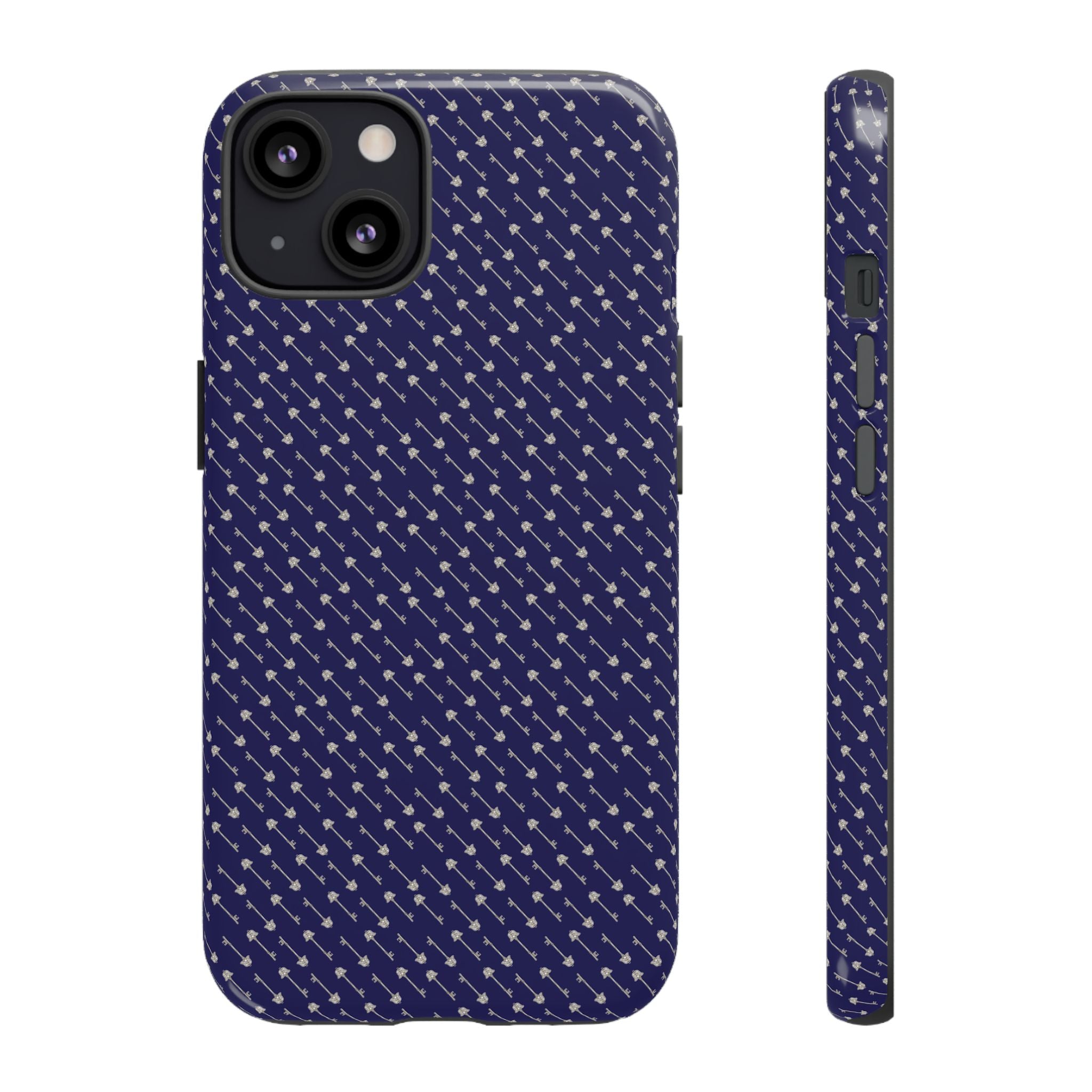 Abhorsen Silver Key Phone Case — Midnight Blue Necromancer Design
