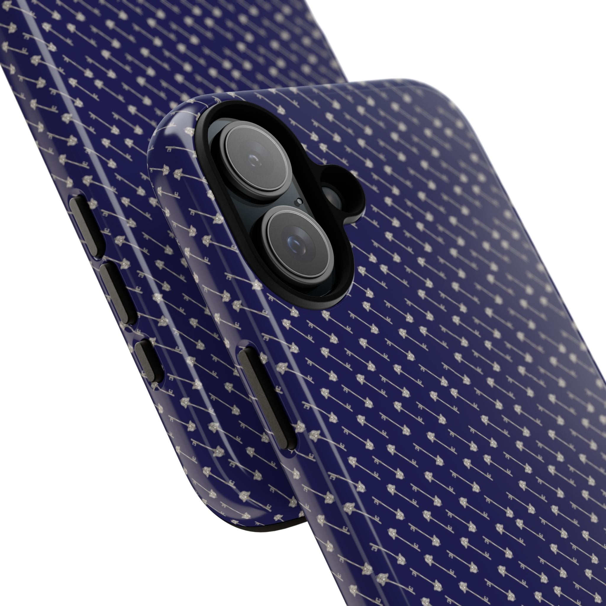 Abhorsen Silver Key Phone Case — Midnight Blue Necromancer Design