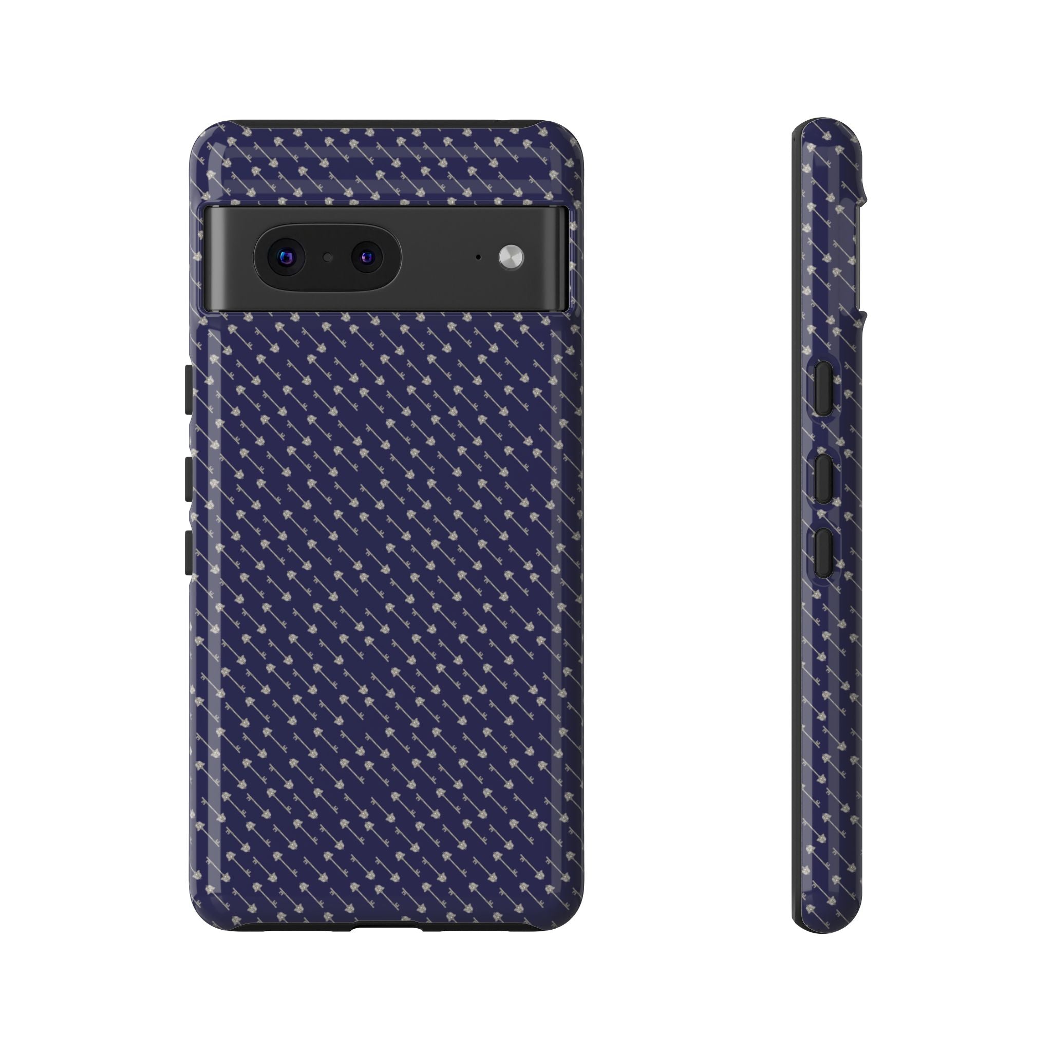 Abhorsen Silver Key Phone Case — Midnight Blue Necromancer Design