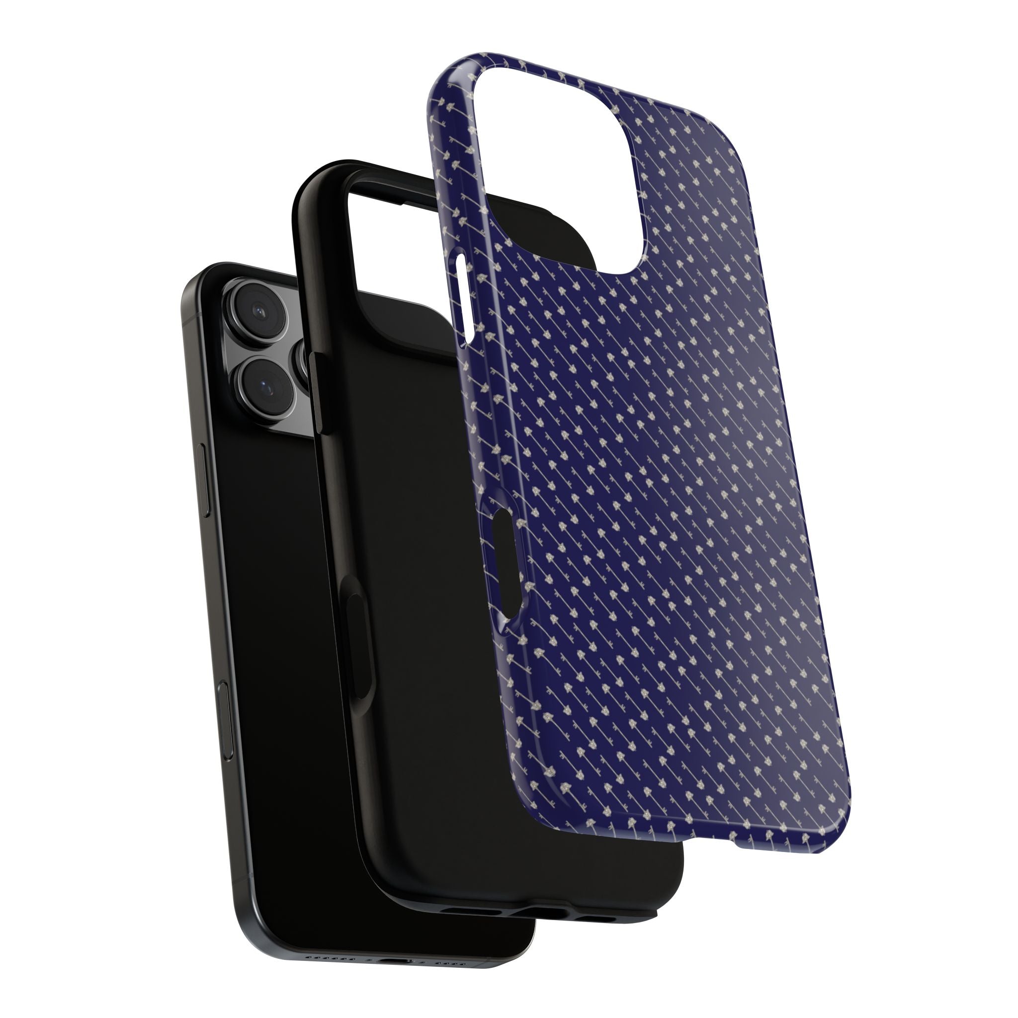 Abhorsen Silver Key Phone Case — Midnight Blue Necromancer Design