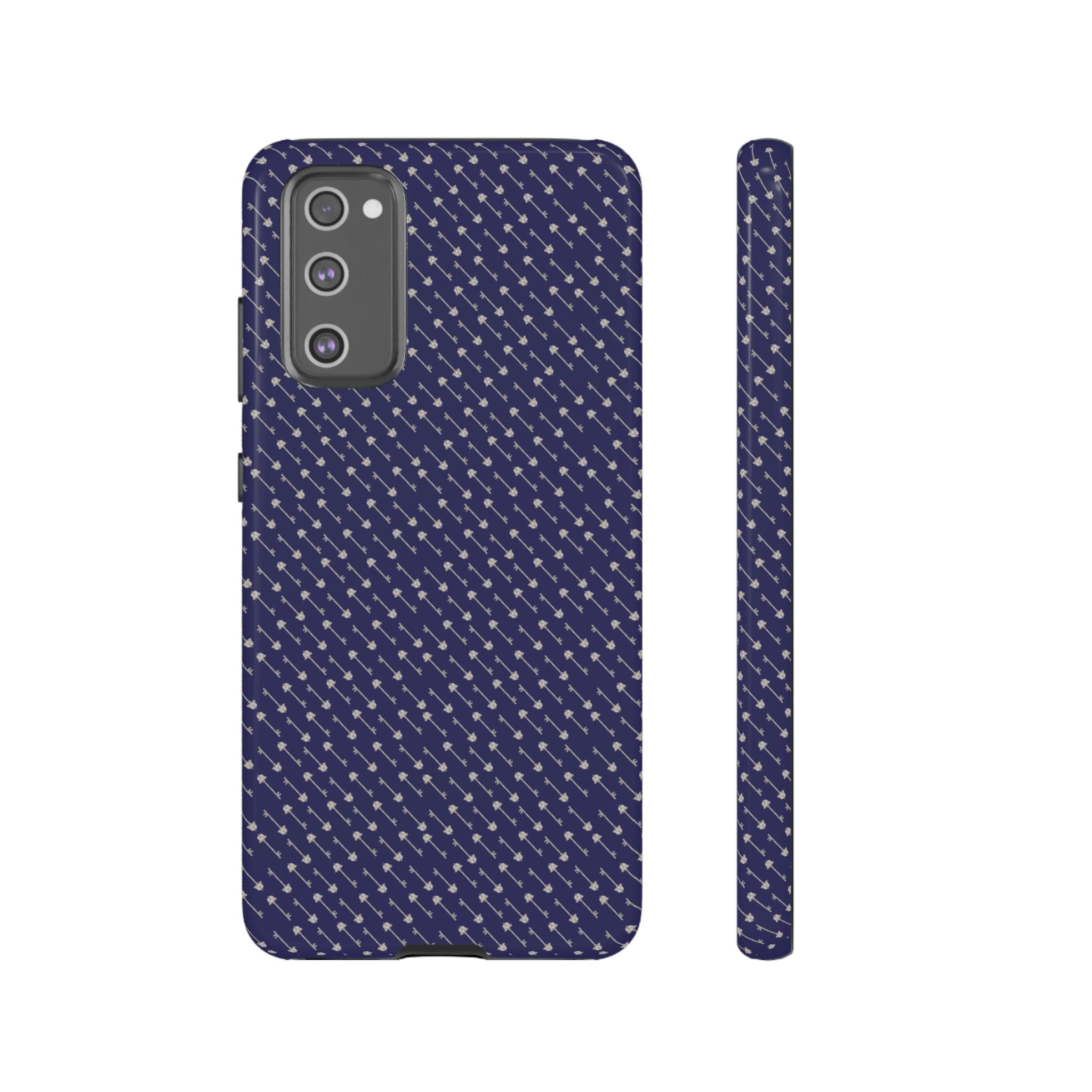 Abhorsen Silver Key Phone Case — Midnight Blue Necromancer Design