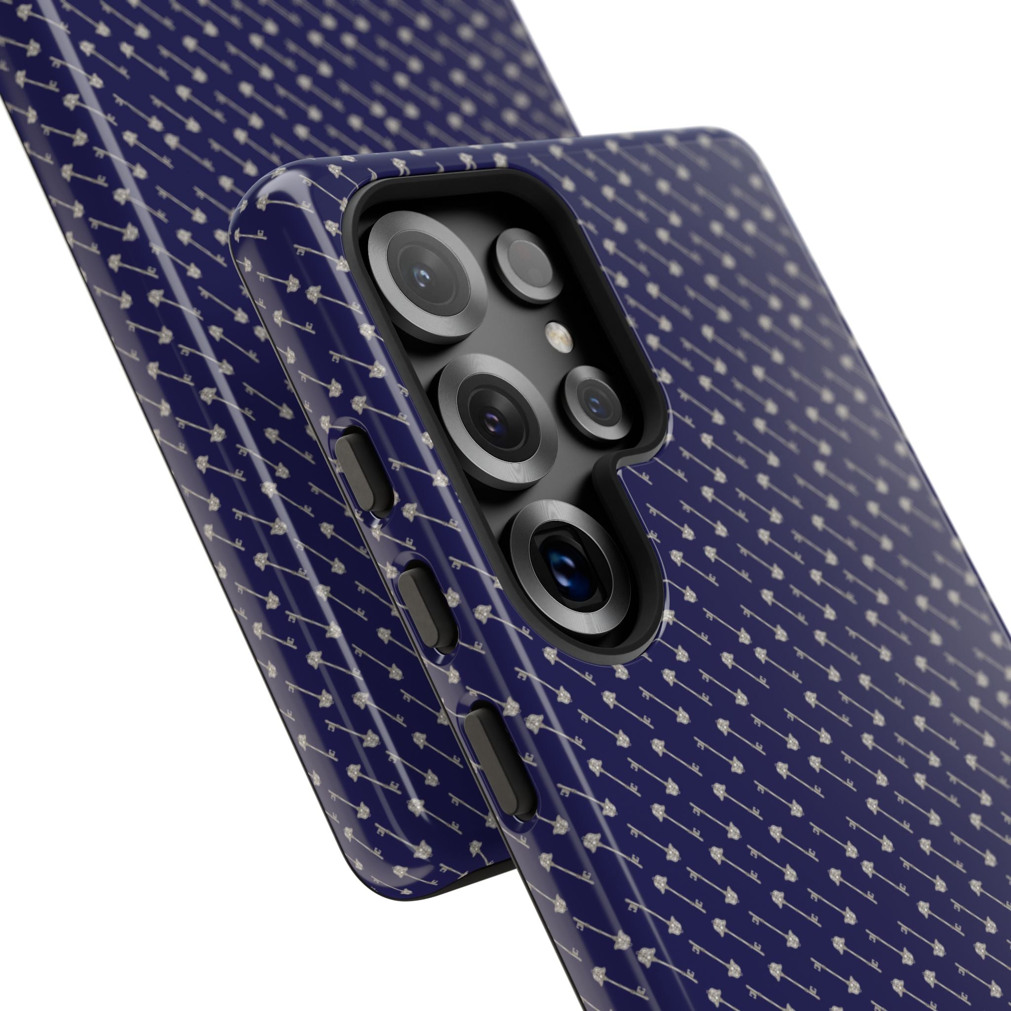Abhorsen Silver Key Phone Case — Midnight Blue Necromancer Design