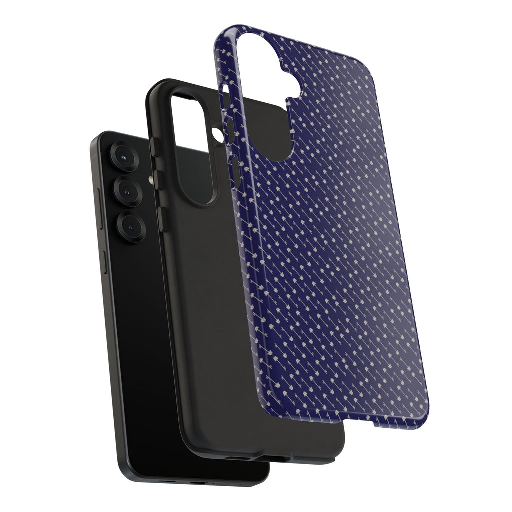 Abhorsen Silver Key Phone Case — Midnight Blue Necromancer Design