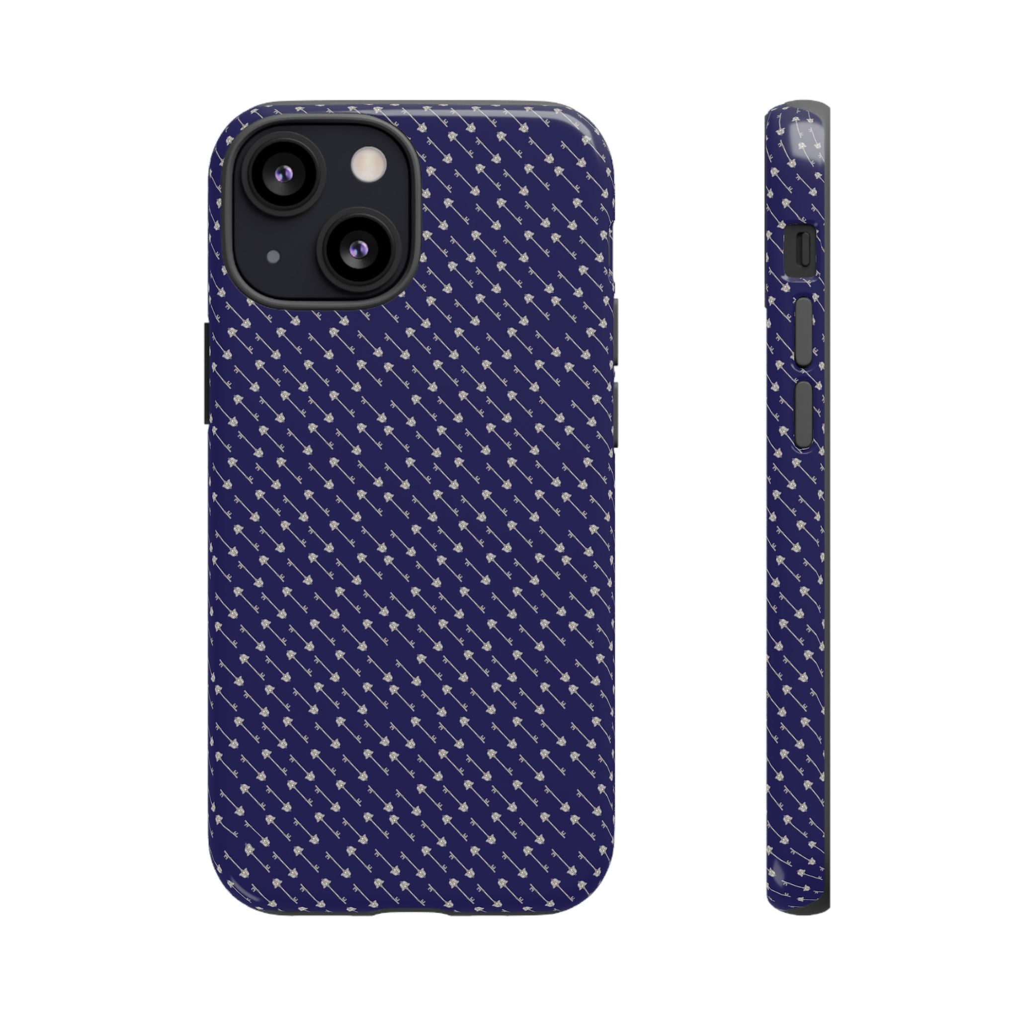 Abhorsen Silver Key Phone Case — Midnight Blue Necromancer Design