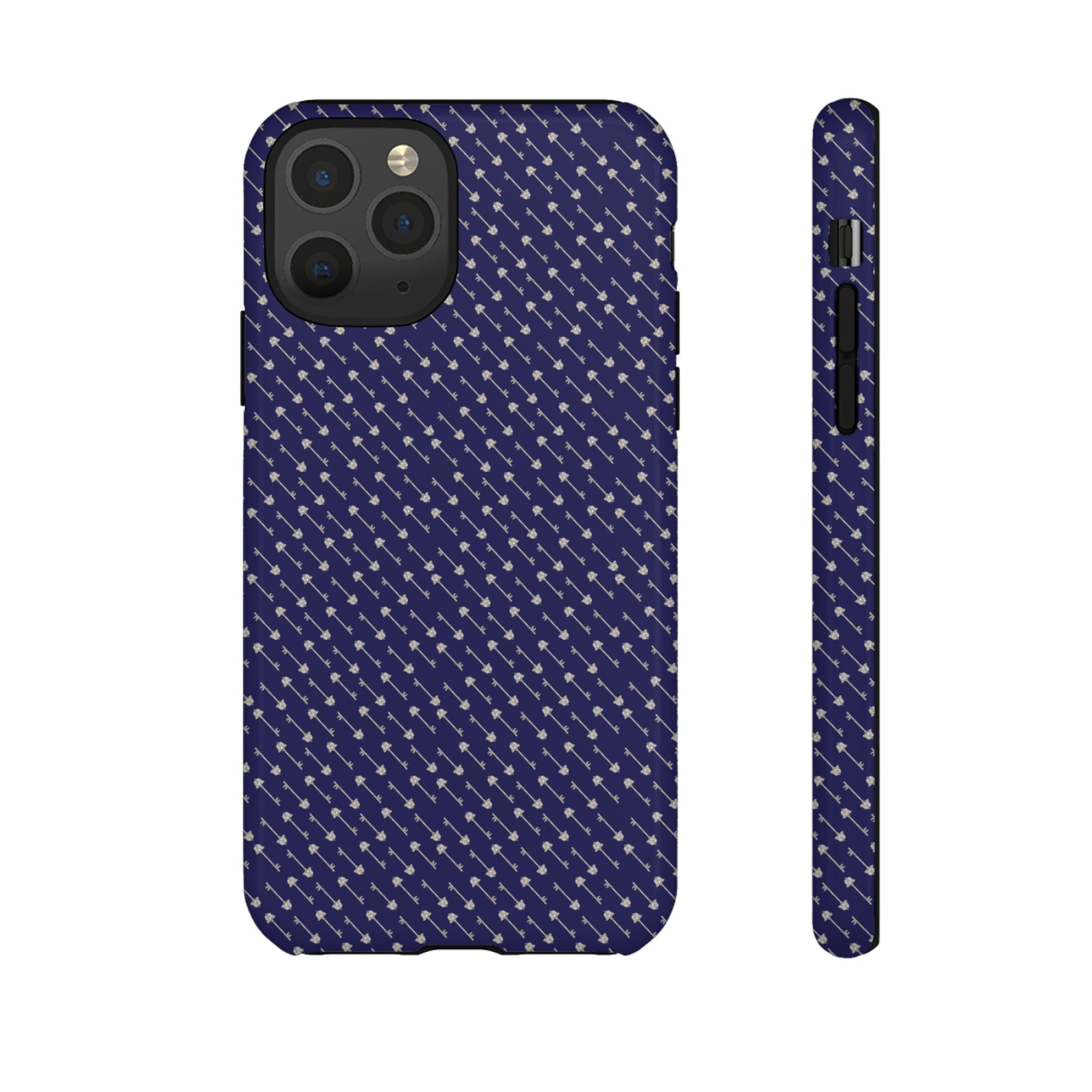 Abhorsen Silver Key Phone Case — Midnight Blue Necromancer Design
