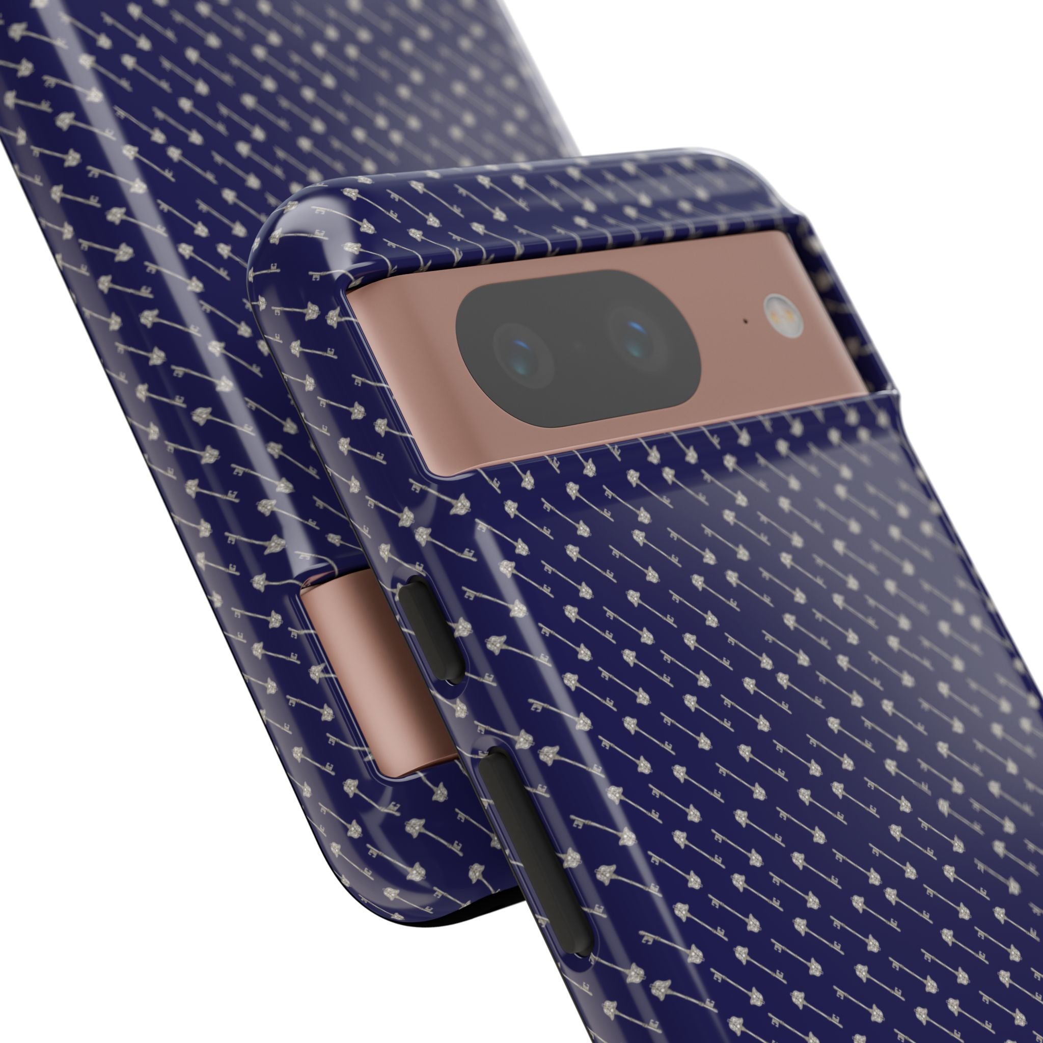 Abhorsen Silver Key Phone Case — Midnight Blue Necromancer Design