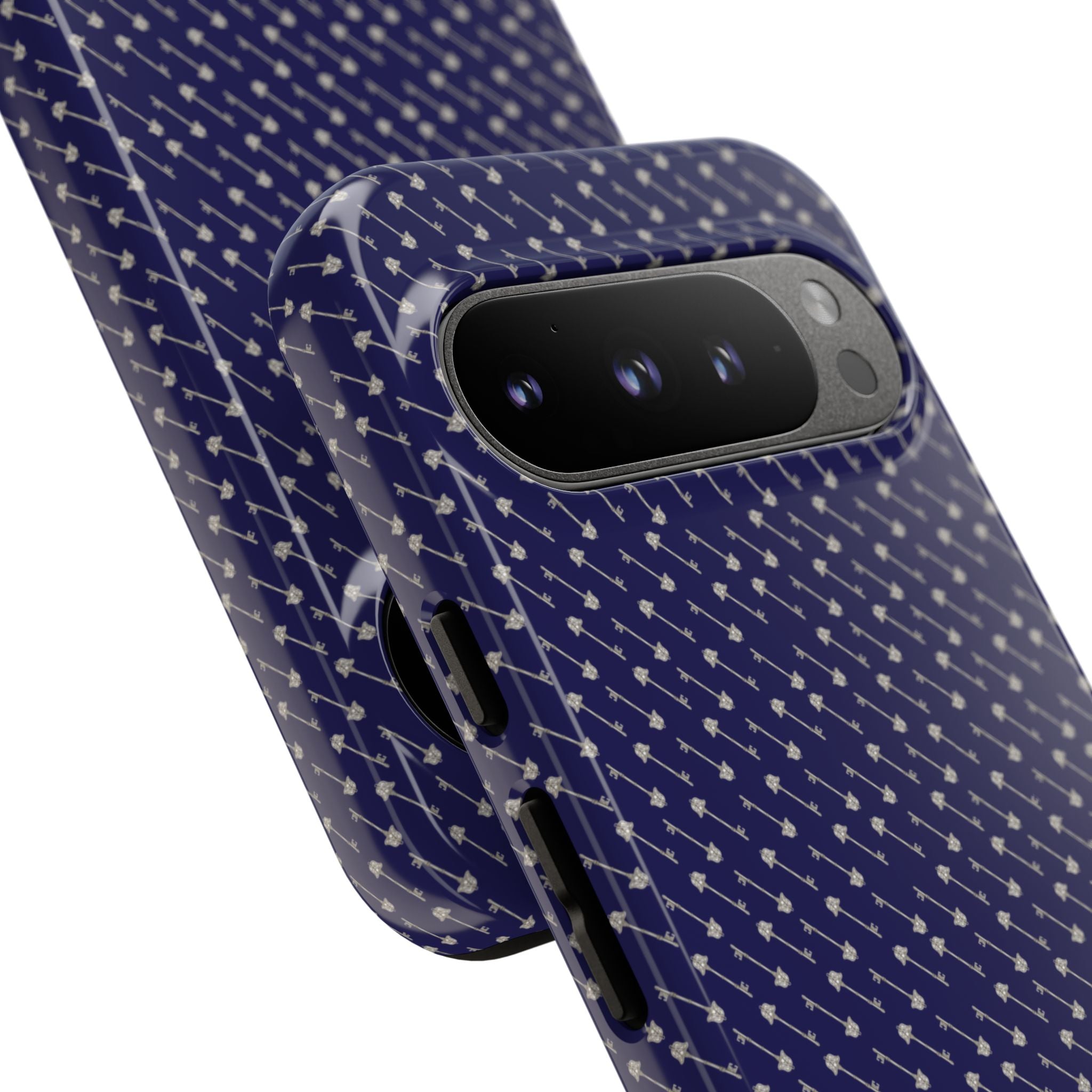Abhorsen Silver Key Phone Case — Midnight Blue Necromancer Design
