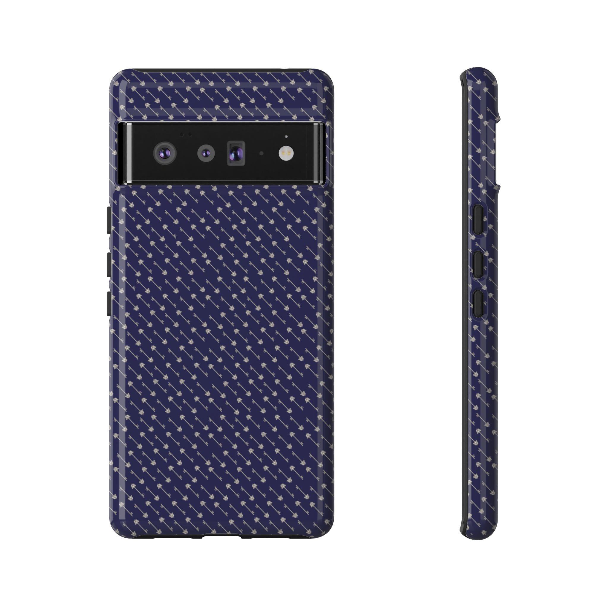 Abhorsen Silver Key Phone Case — Midnight Blue Necromancer Design