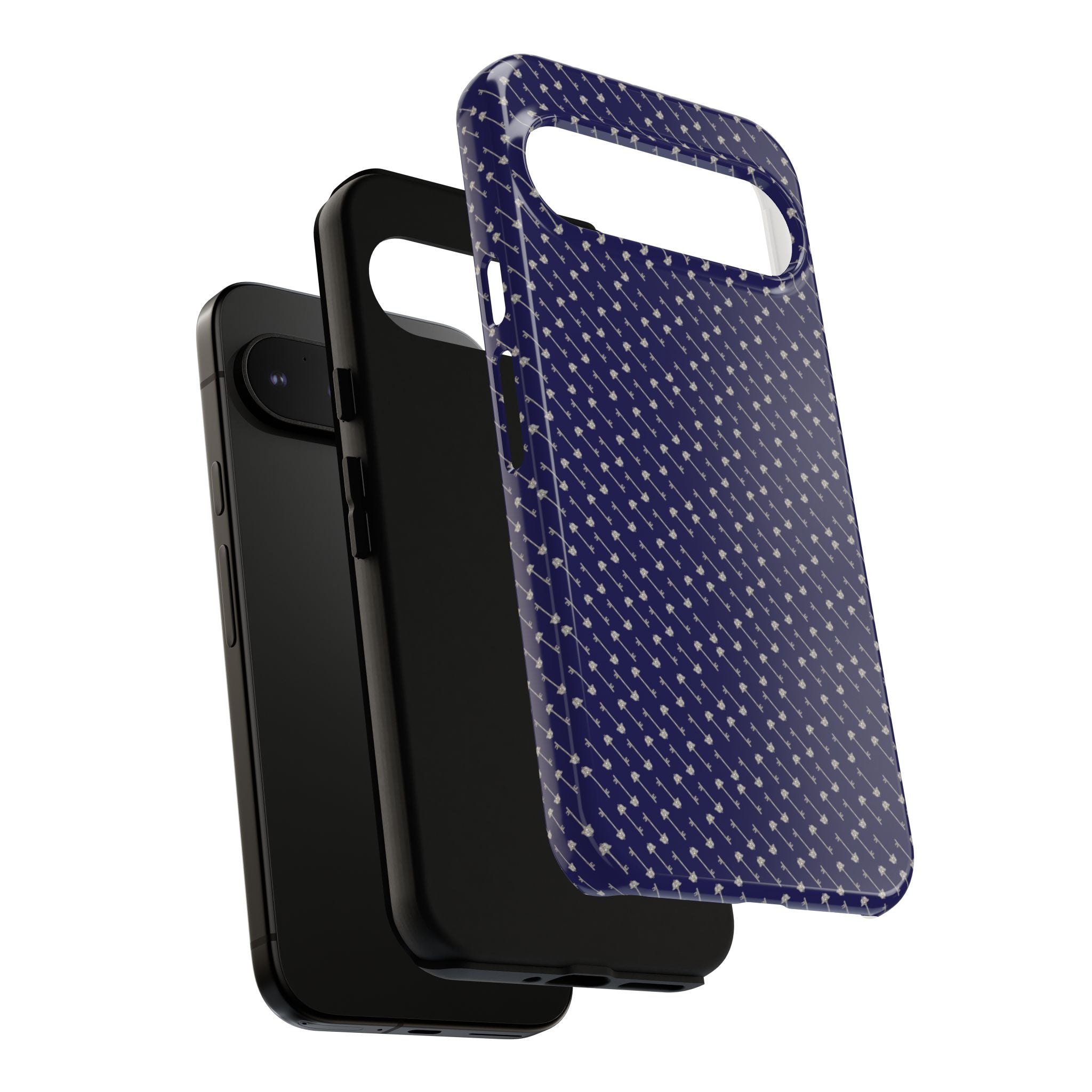 Abhorsen Silver Key Phone Case — Midnight Blue Necromancer Design